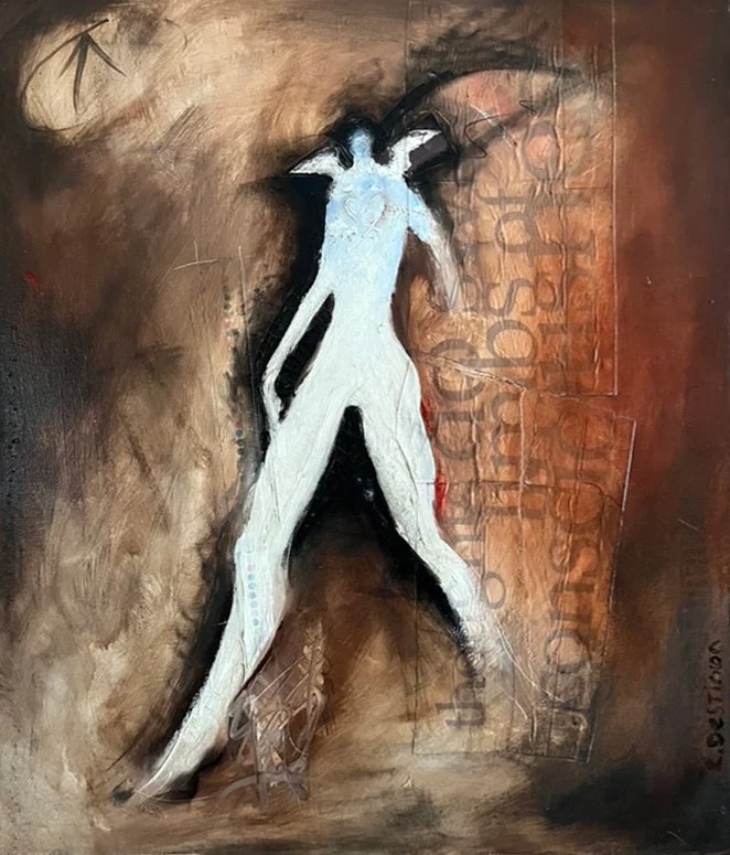 “Fallen Angel 01”, Oil on canvas, 24”x28”, 1993