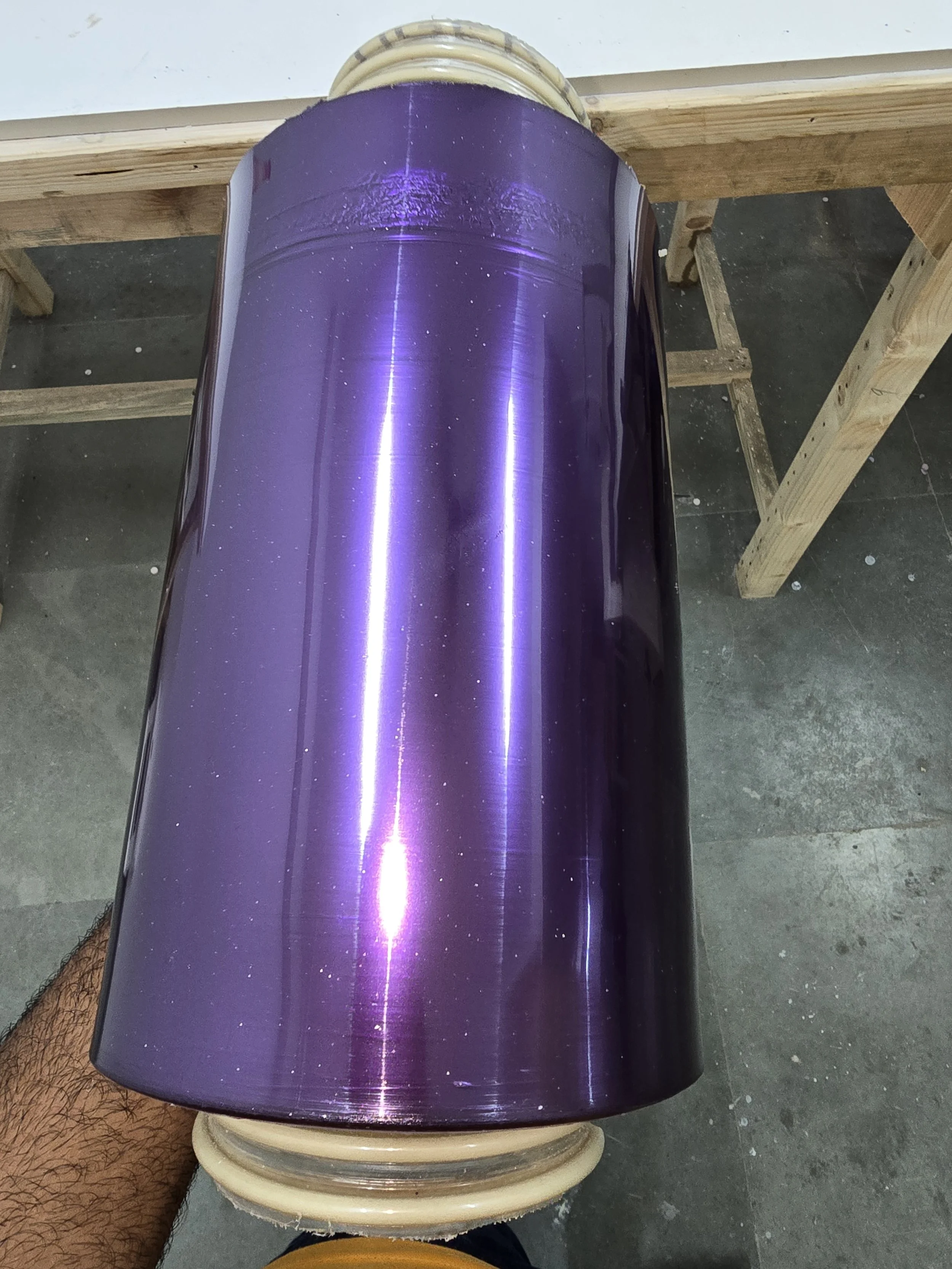 Polyester resin pearl sheet for blanking of pearl imitation sheet buttons for shirts and coats