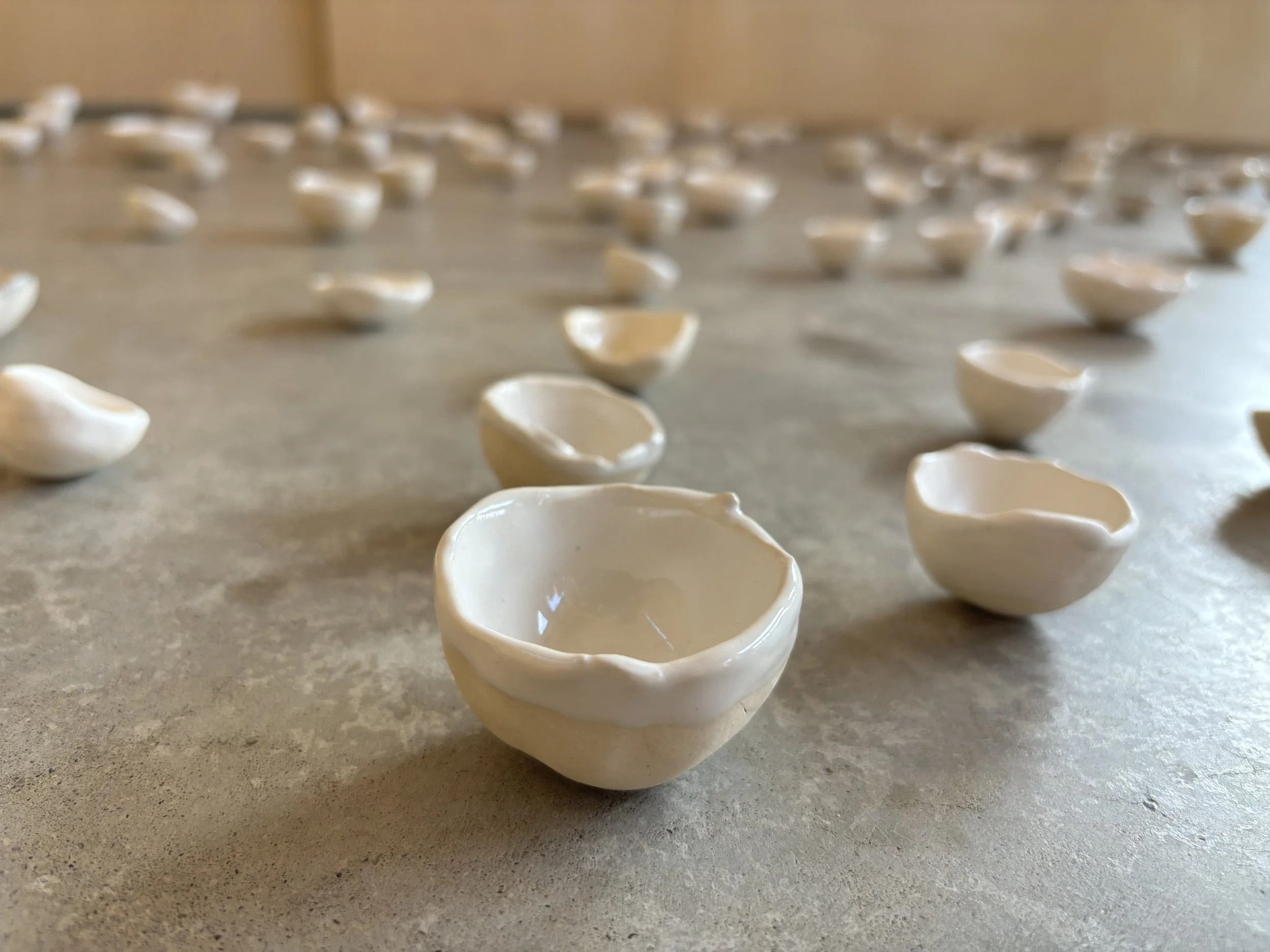 walking on eggshells/ worry bowls
