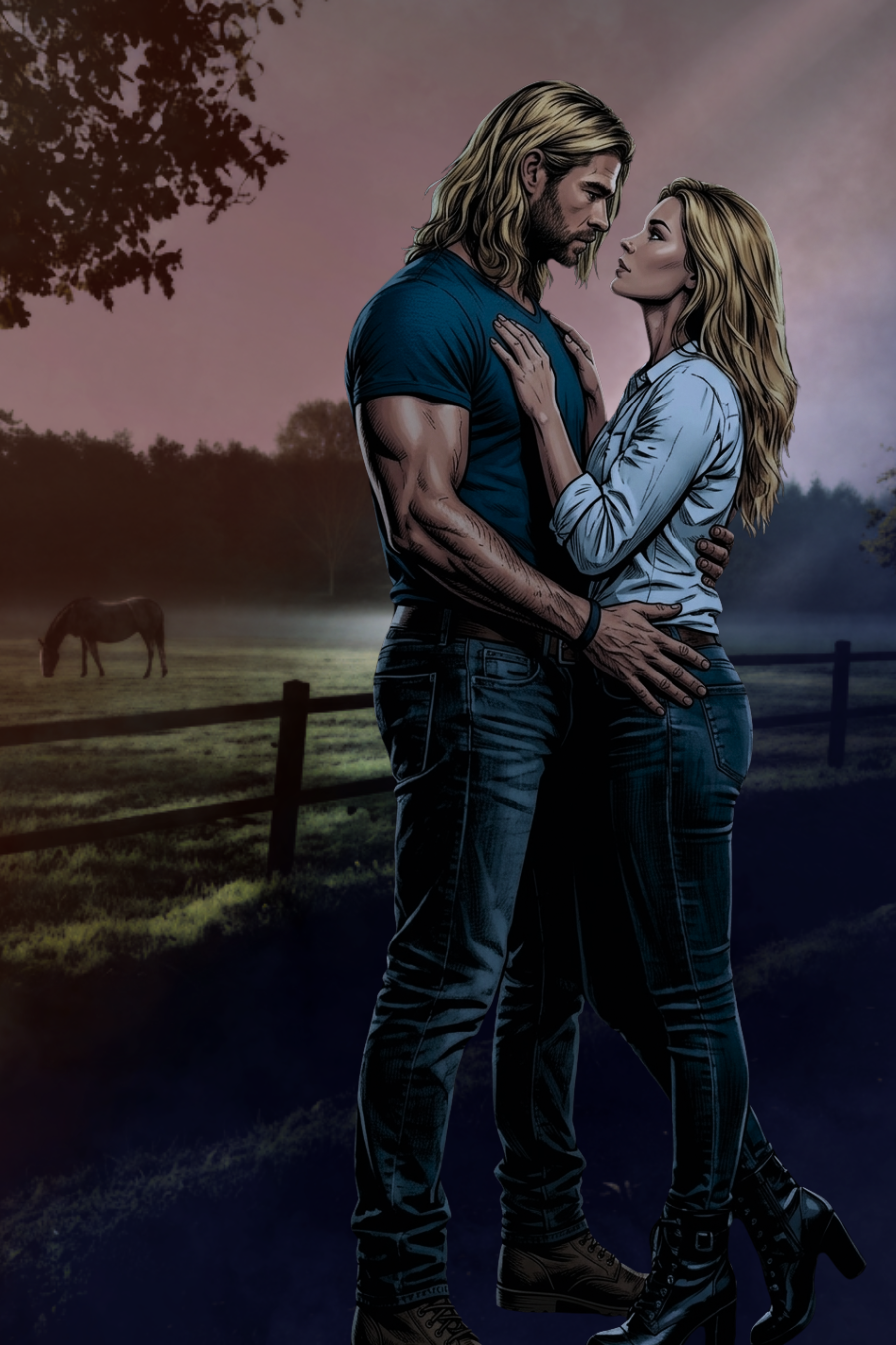  Now for phase two of Operation Woo Kat. 
 
I shook my head solemnly. “I don’t even have my guitar.”
 
“I’ll get it!” one of the boys shouted, already scrambling toward the house.
 
Kat’s brows shot up, her lips curving.
 
I sighed with exaggerated d