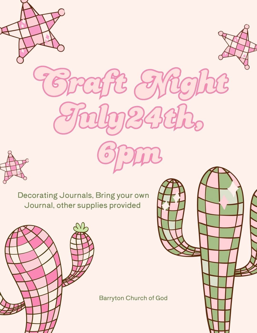 Grace and girlfriends craft night
