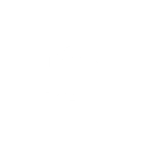 Line art illustration of a beaker with a stick stirring a liquid inside, on a black background.