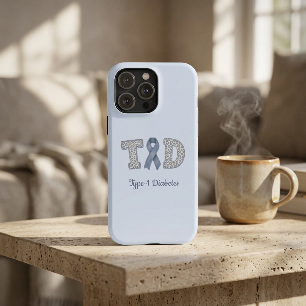 T1D Phone Case featuring awareness design