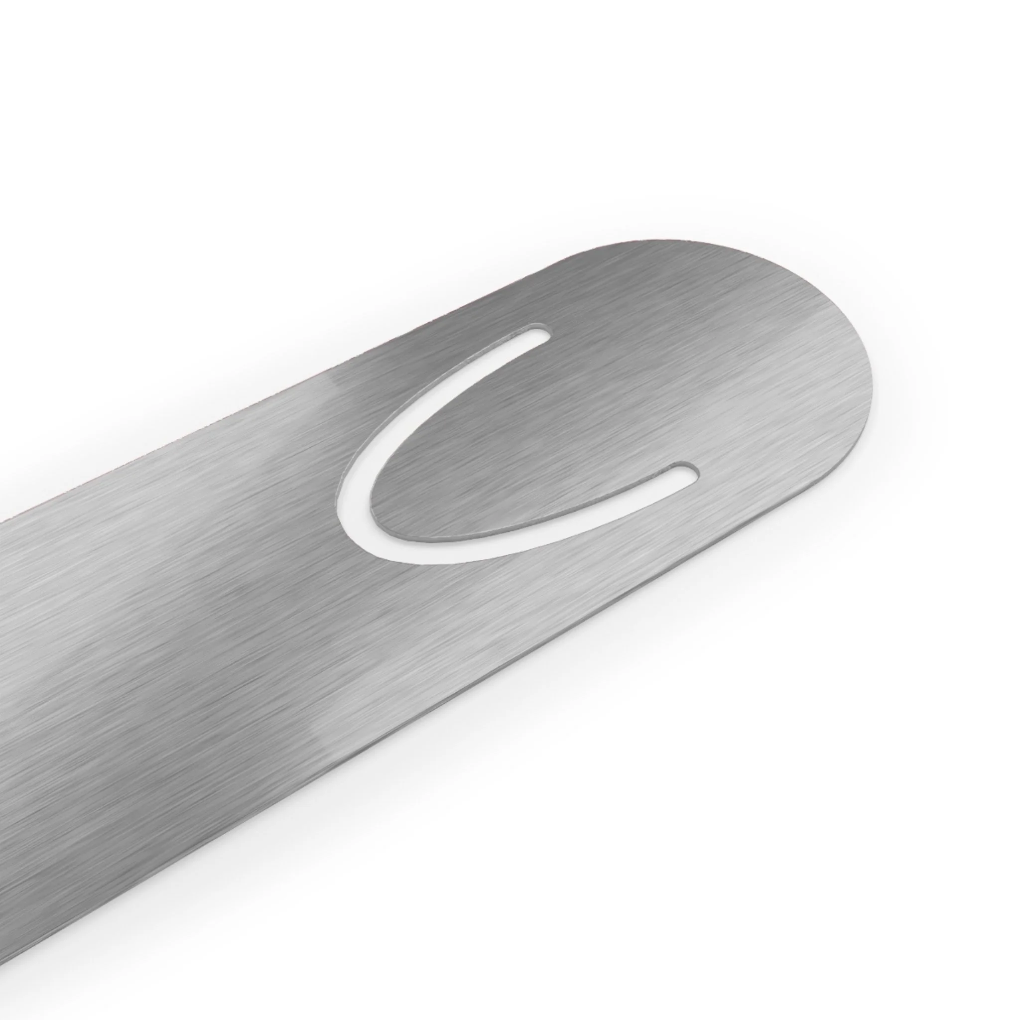 chicken and floral pattern metal bookmark