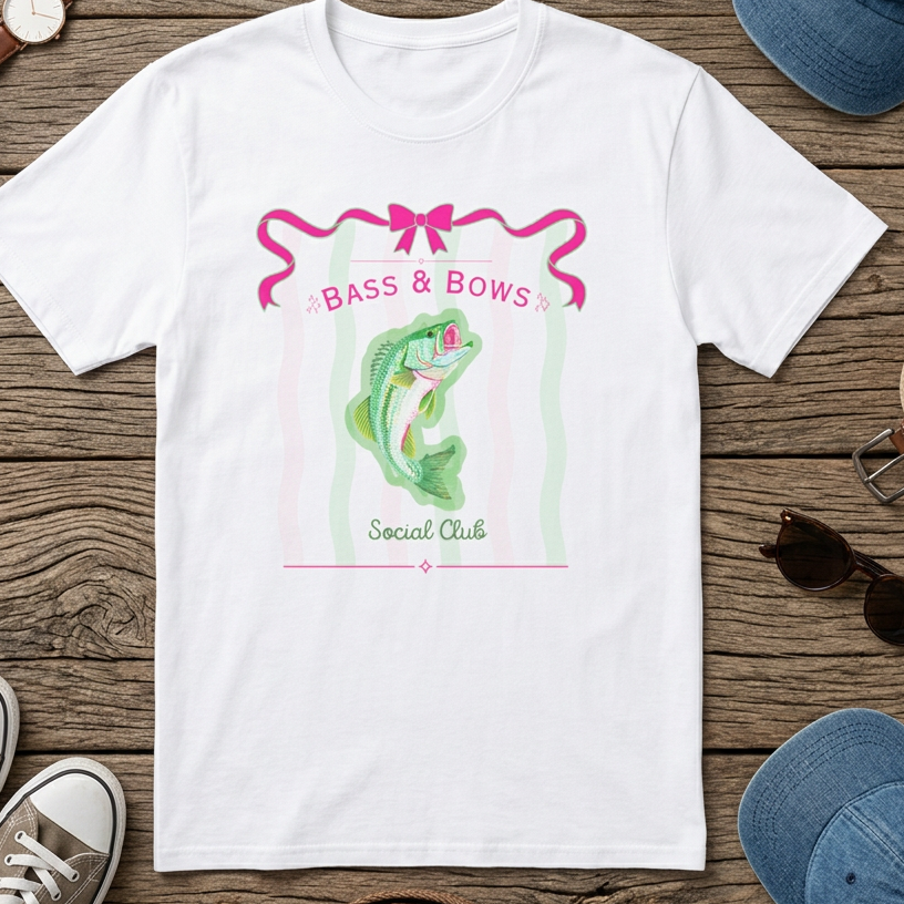 Preppy Fishign T Shirt featuring Neon colors, Perfect for summer shirts, gifts for fishing enthusiast and more!