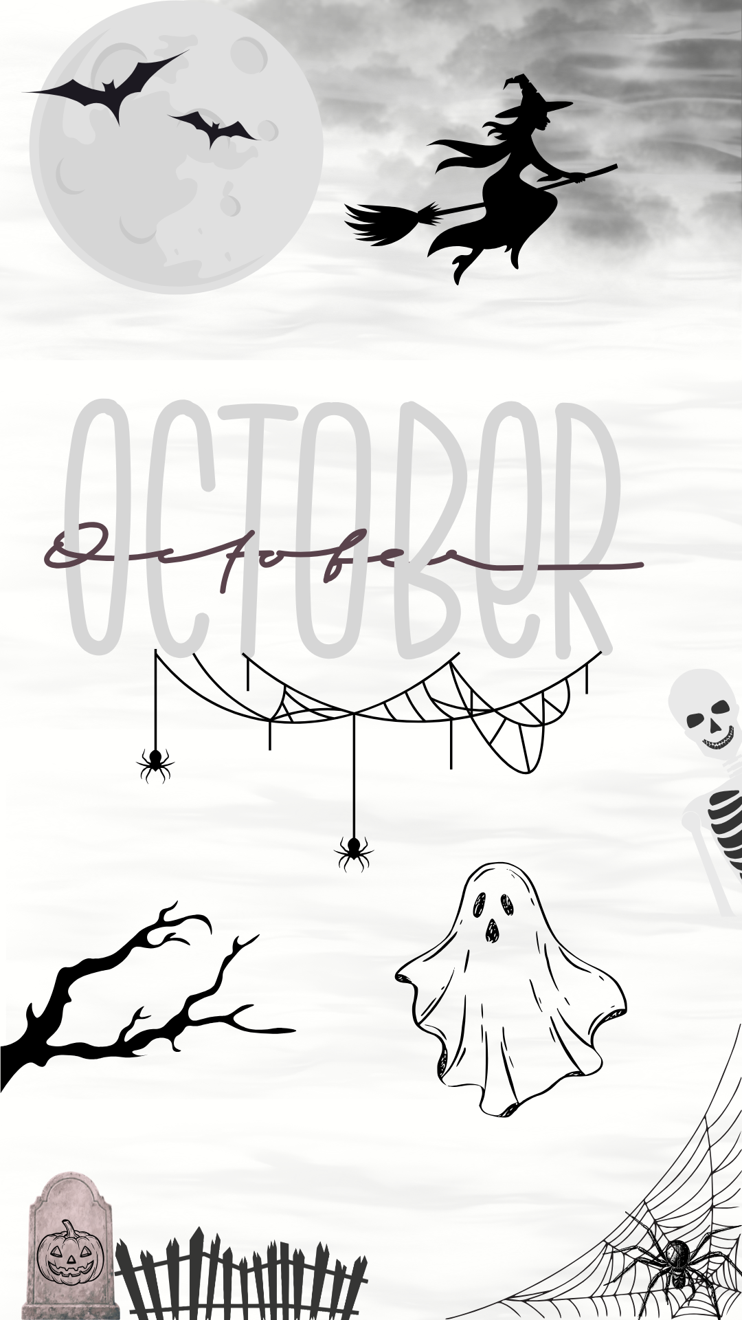 Vintage Halloween Clip Art & Spooky Halloween Illustrations
