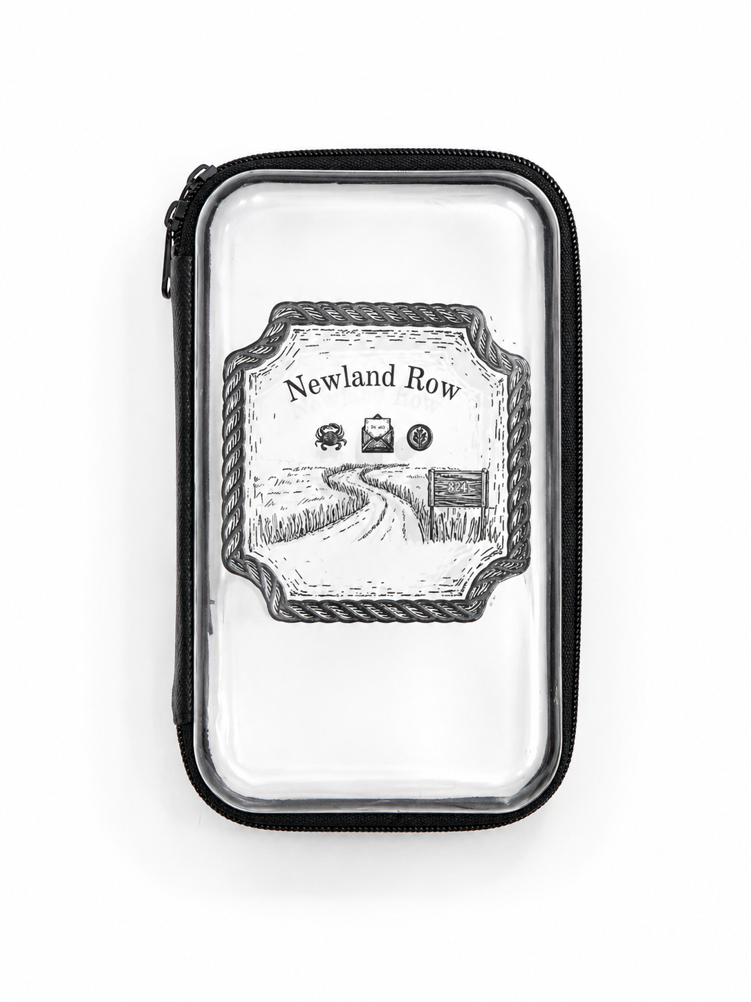 NR Hard Shell Hard Shell Zipper Case. NR Dirt Road Scene. Black.PNG