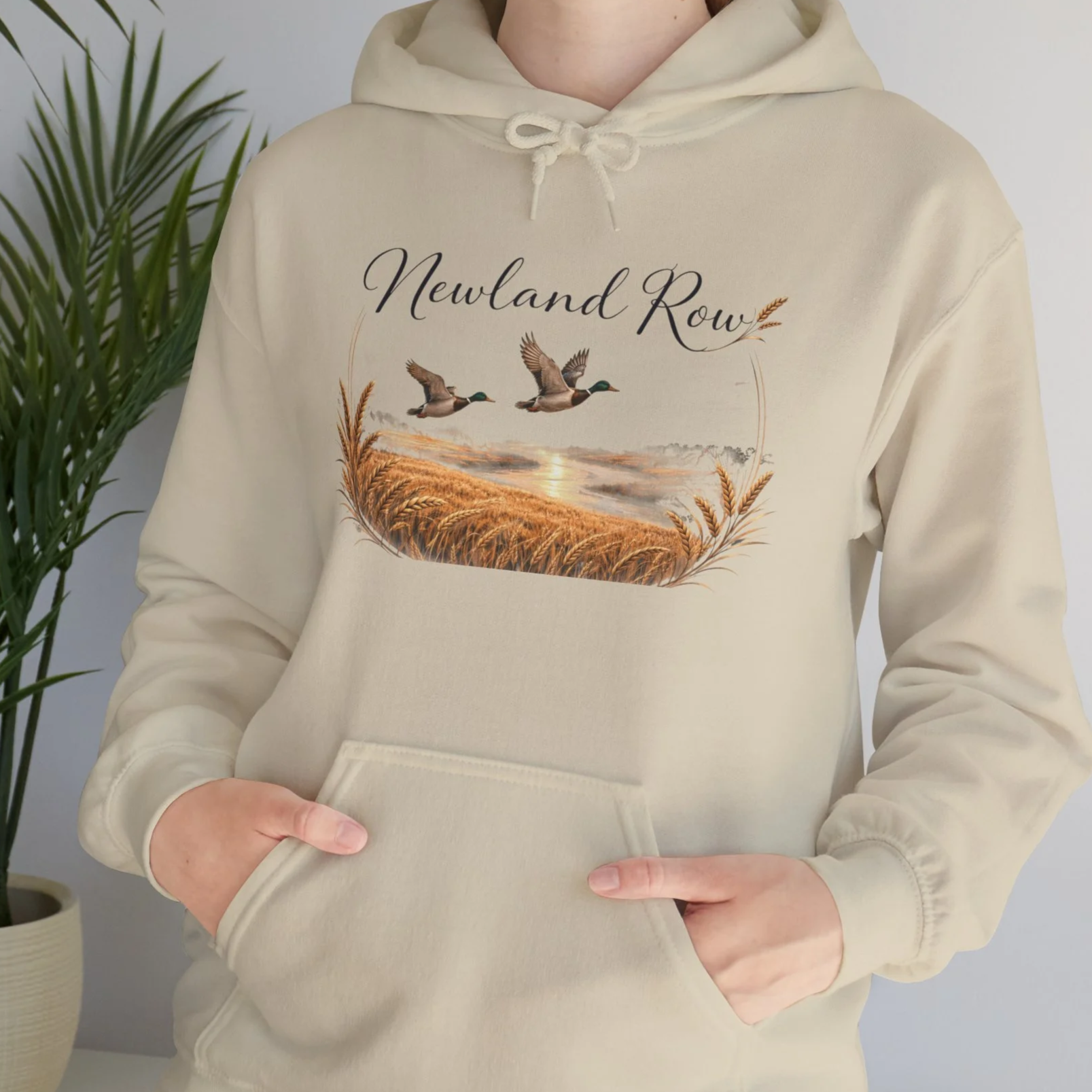 Newland Road Duck Hunting Hoodie — Vintage Marsh Waterfowl Pullover