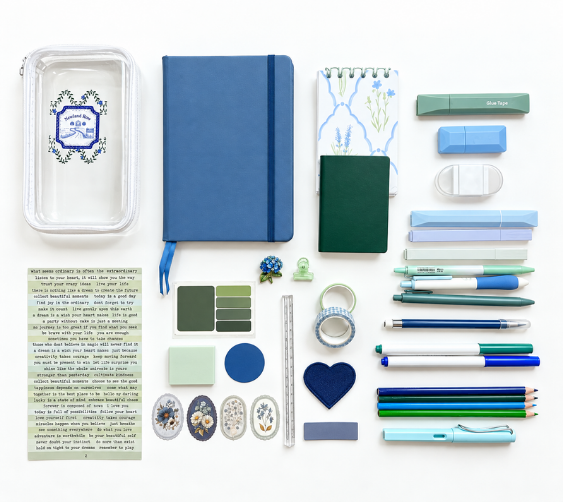 Blue & Green Journaling Essentials Kit
