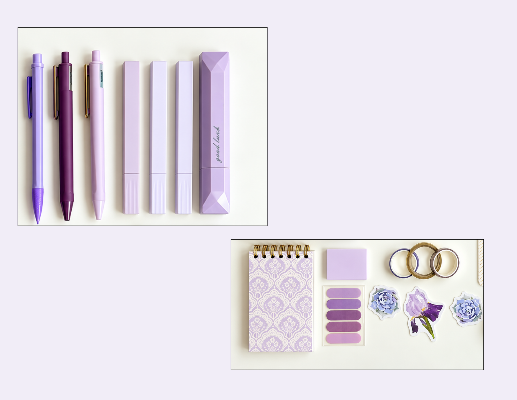 Lavender Stationery Gift Set | Journaling Essentials
