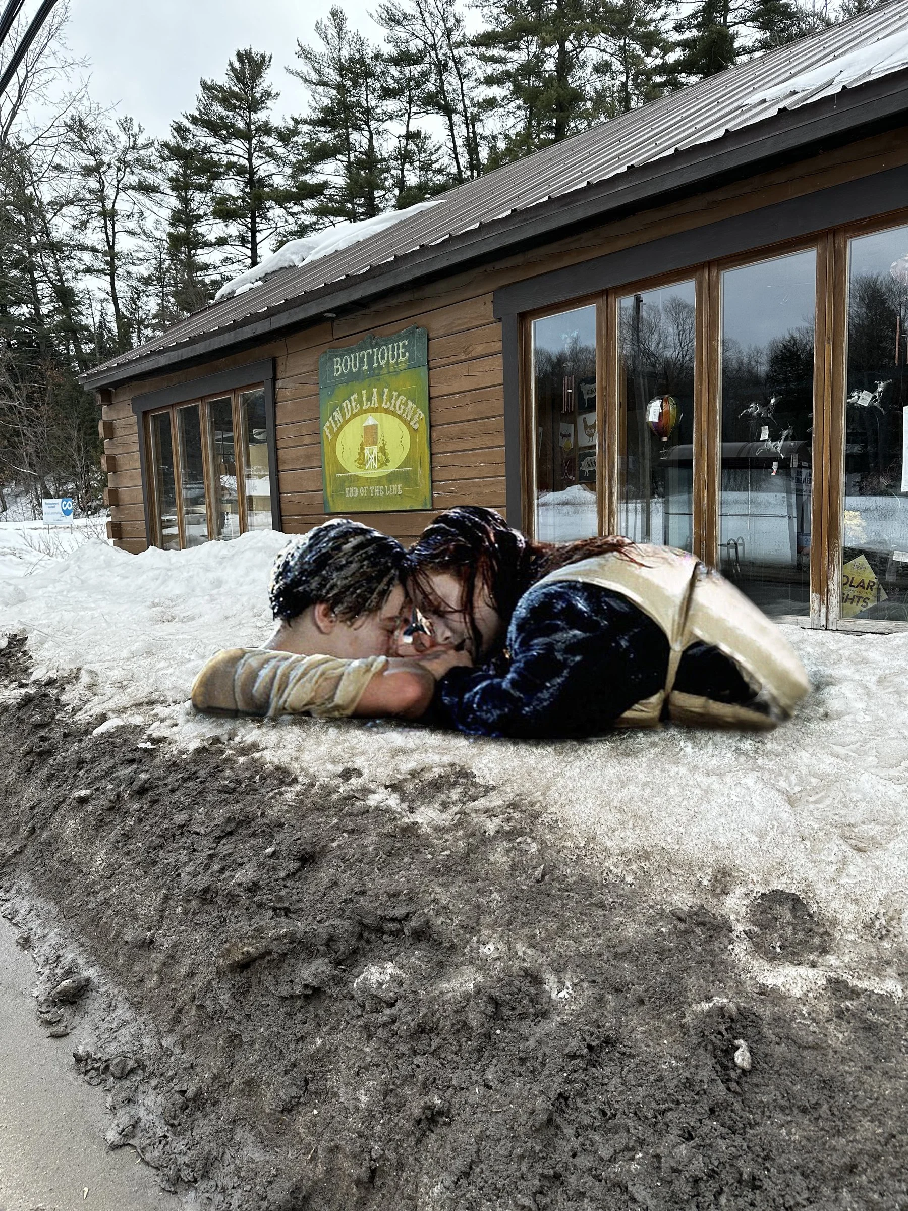 another "tongue in cheek" image to showcase the absurdity of our council when it comes to snow removal