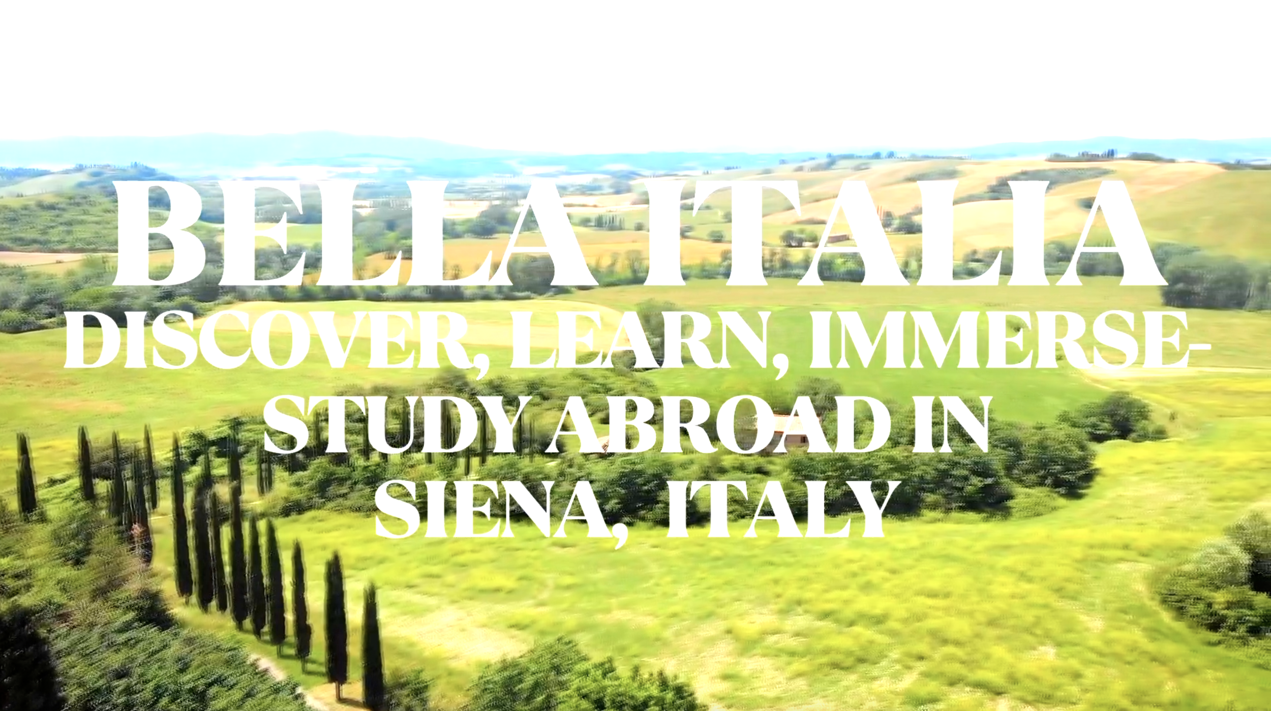 Siena, Italy: Study Abroad