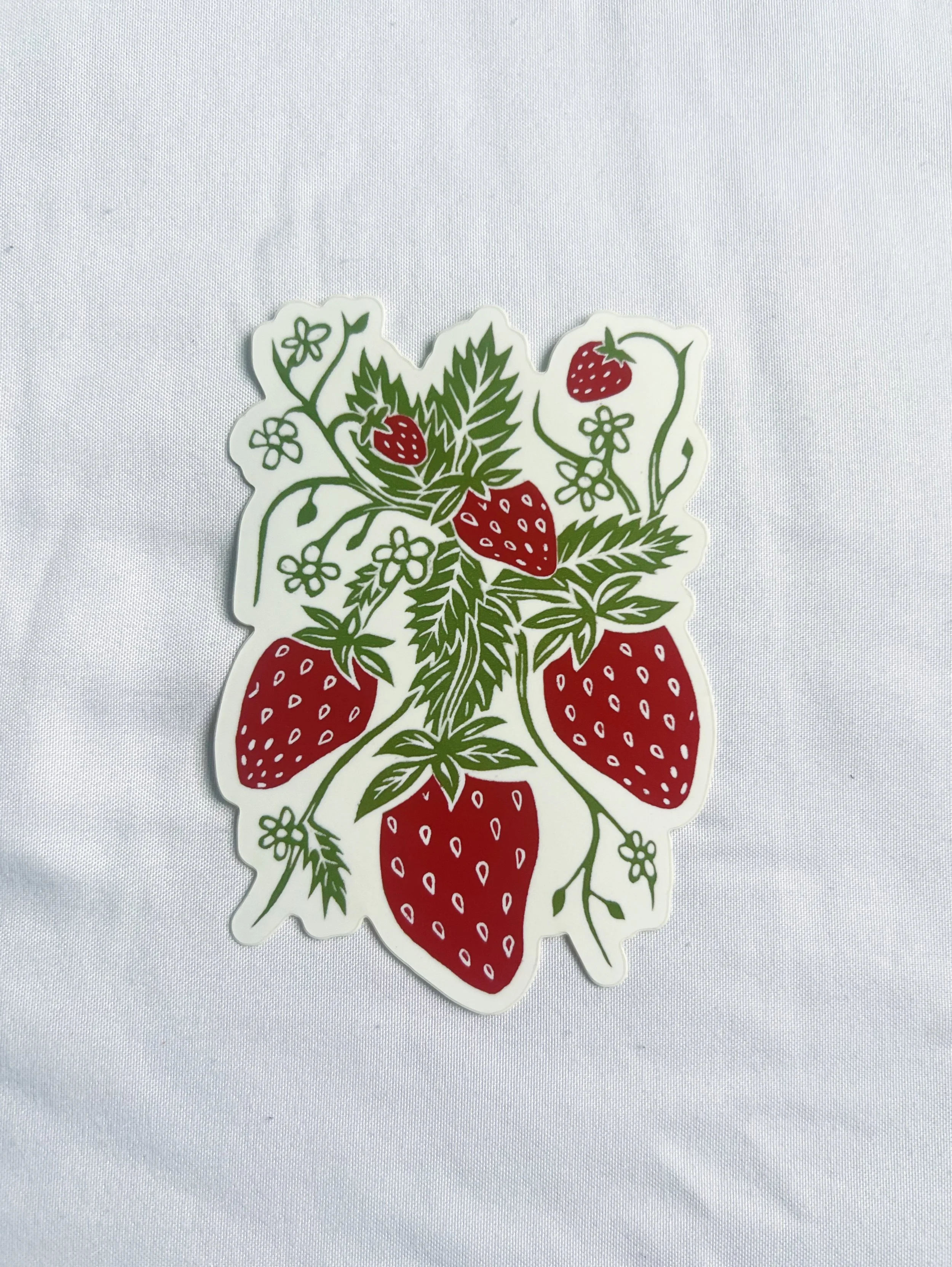Strawberry Patch Sticker