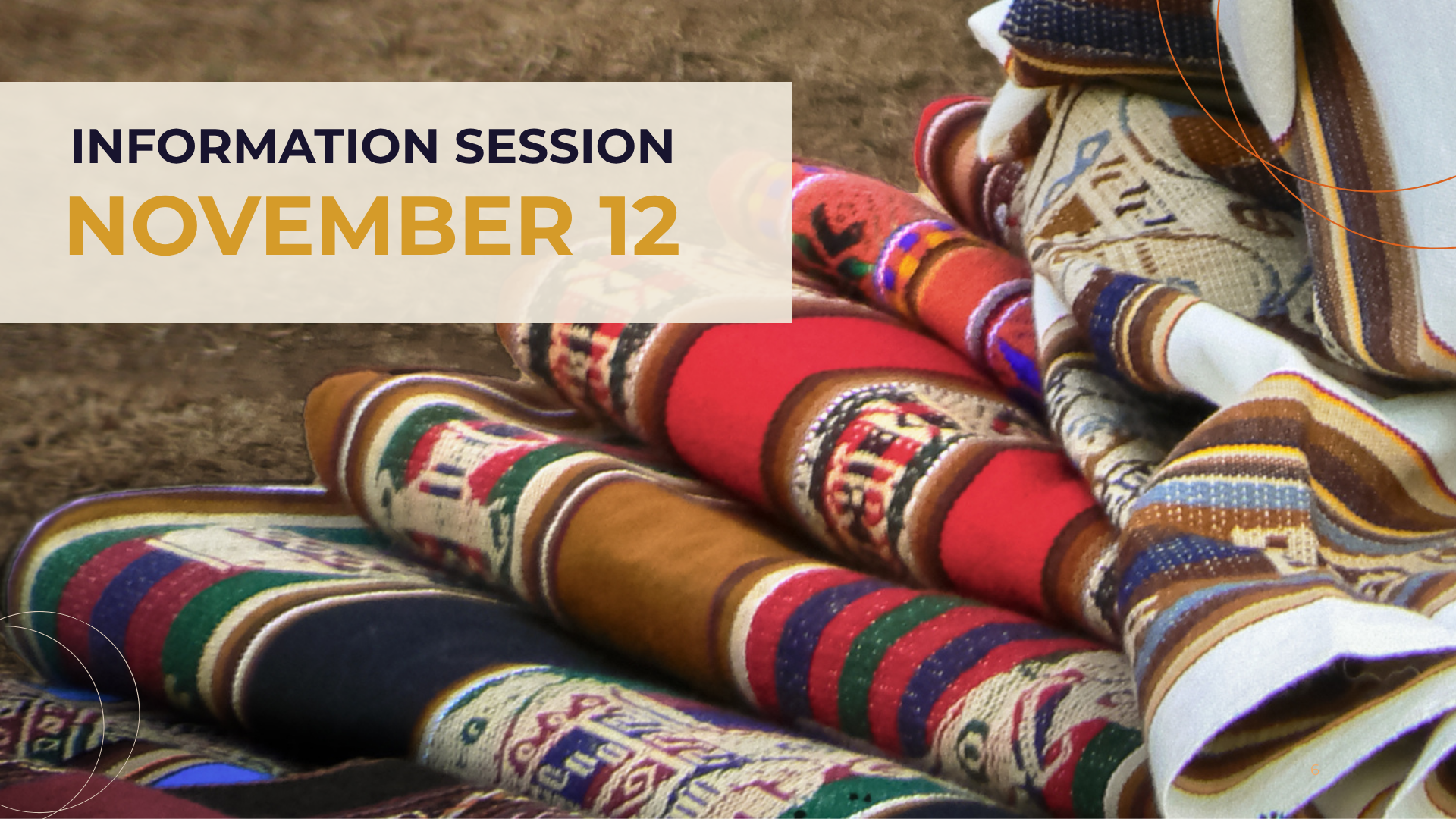 November 12 | Information Session