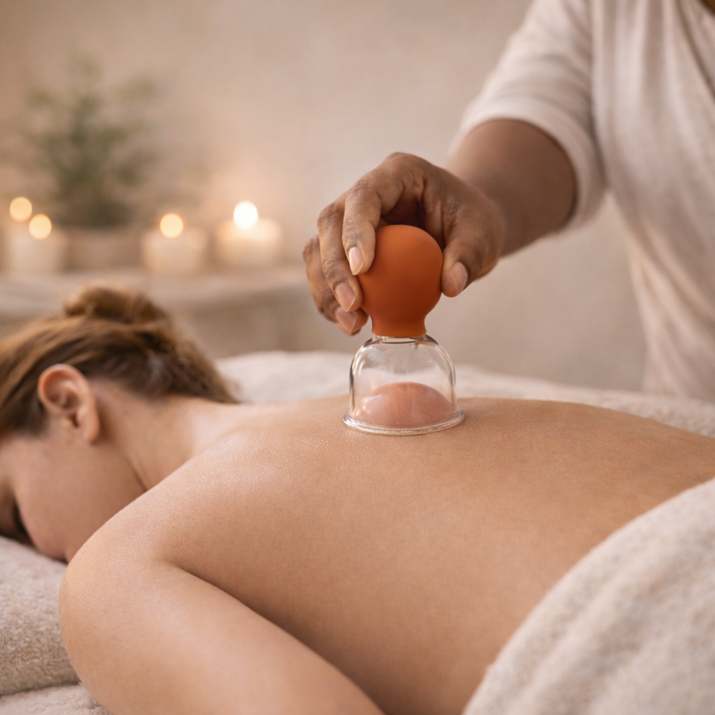 traditionelle Schröpfmassage zur Lösung von Verspannungen und zur Entgiftung - Naturheilpraxis SeeleSein Ins Seeland. Zur Förderung der Durchblutung