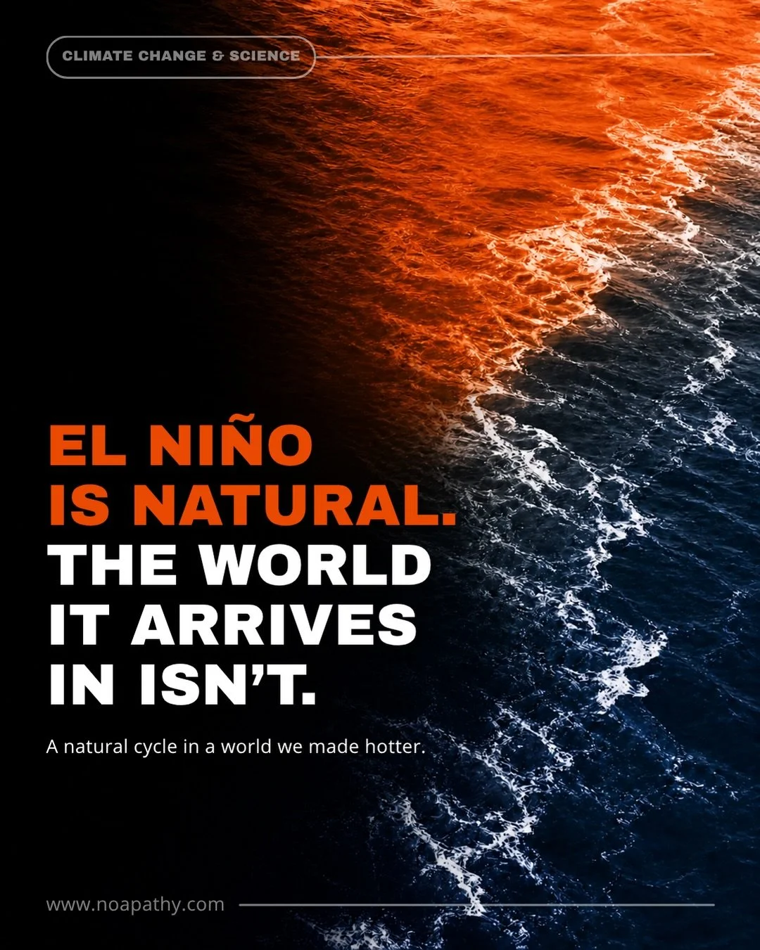 El Ni&ntilde;o is natural. Its impacts, however, are no longer unfolding in the same world.

As the planet warms, this Pacific cycle encounters more vulnerable communities, ecosystems under pressure and systems less prepared to face droughts, floods,