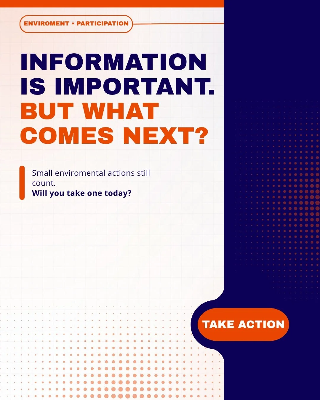 Information matters. But what comes next?

Environmental action doesn&rsquo;t have to begin with a dramatic lifestyle change. It can begin with one small, deliberate choice:
✍️ Sign a petition
📢 Share information from a trusted source
♻️ Change one 