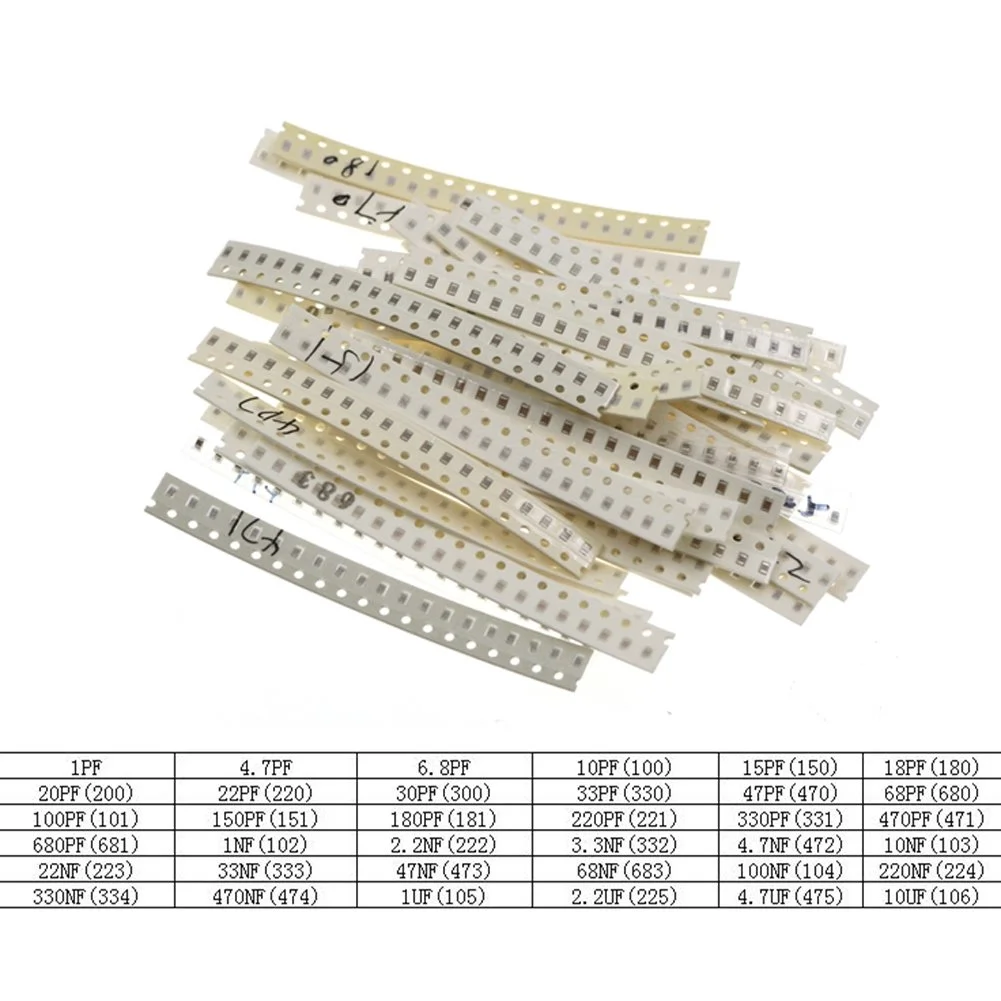 720pcs 0805 Smd Capacitor Kit
