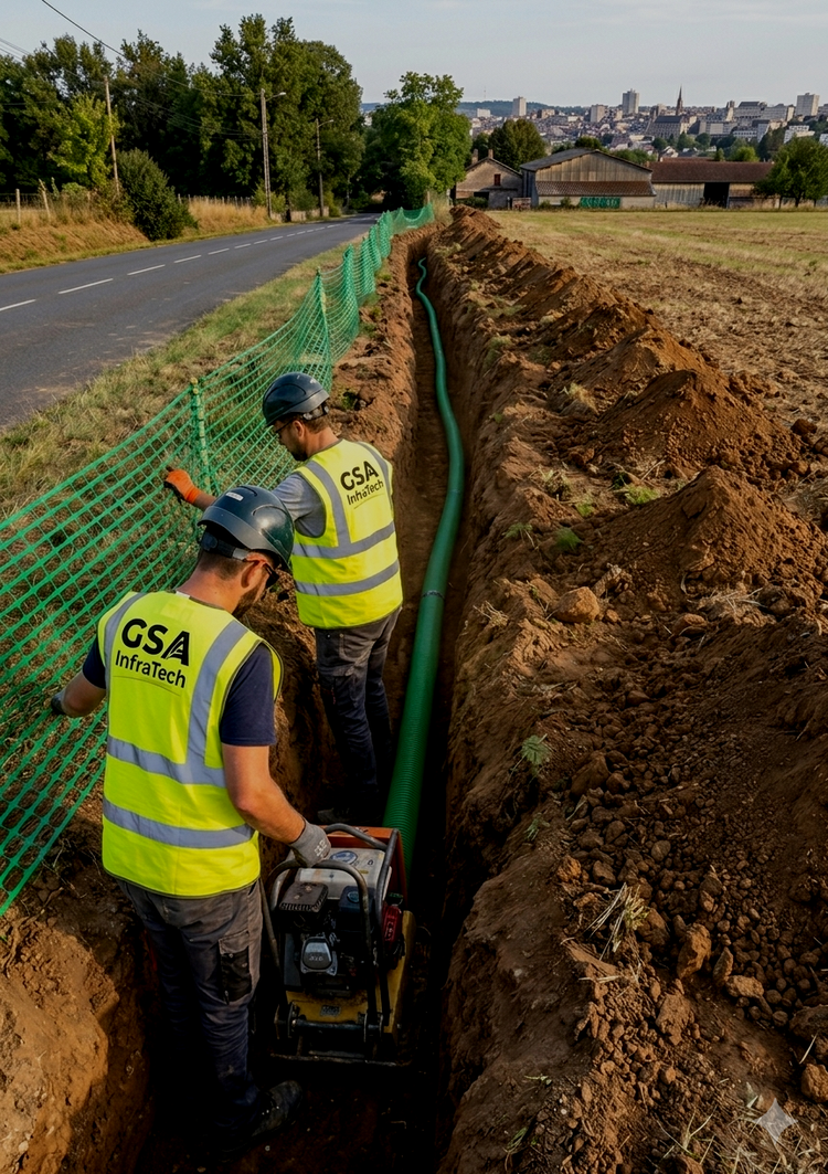 Intervention Génie Civil GSA Infratech