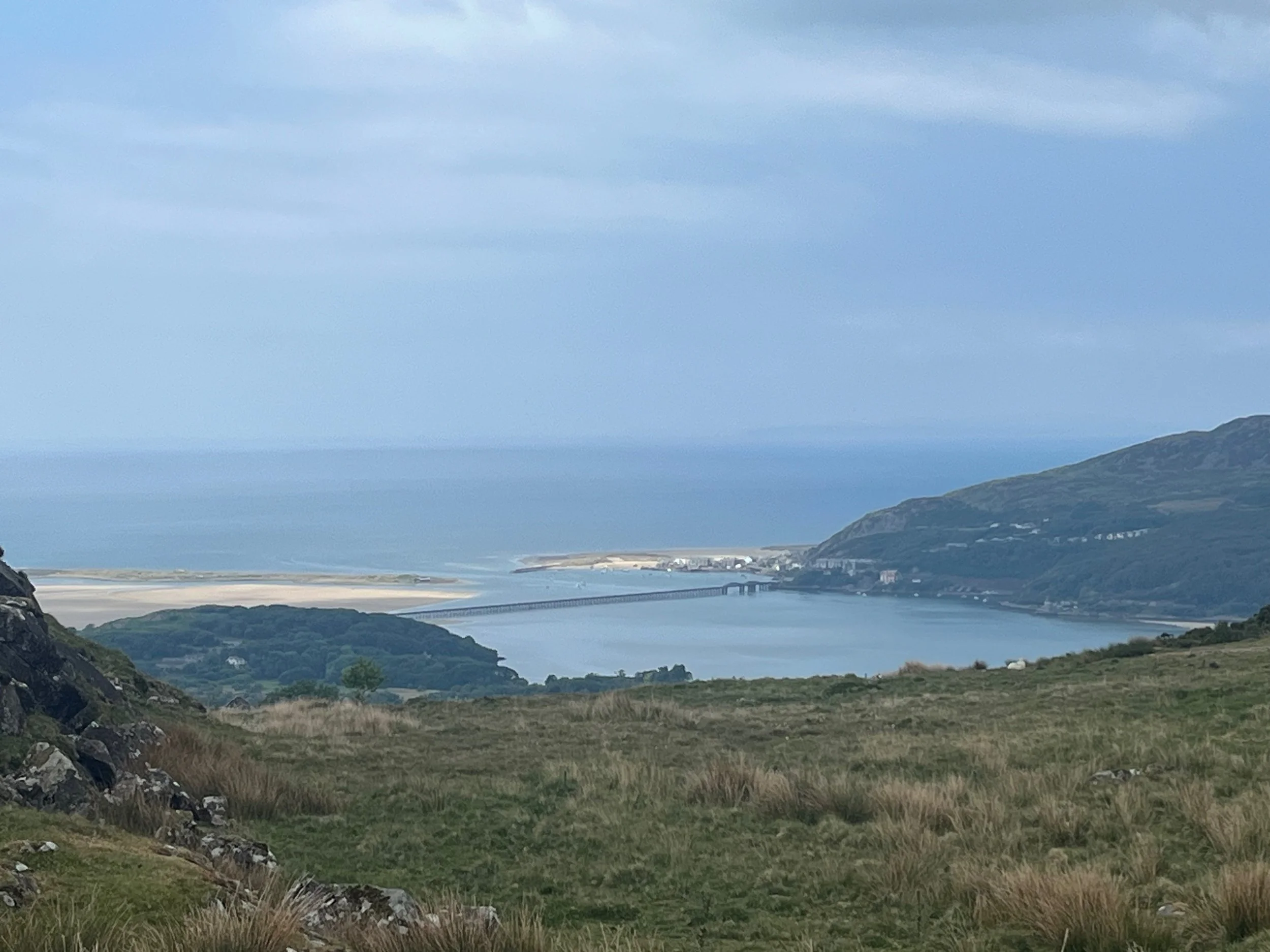 View over Barmouth from Cregennen