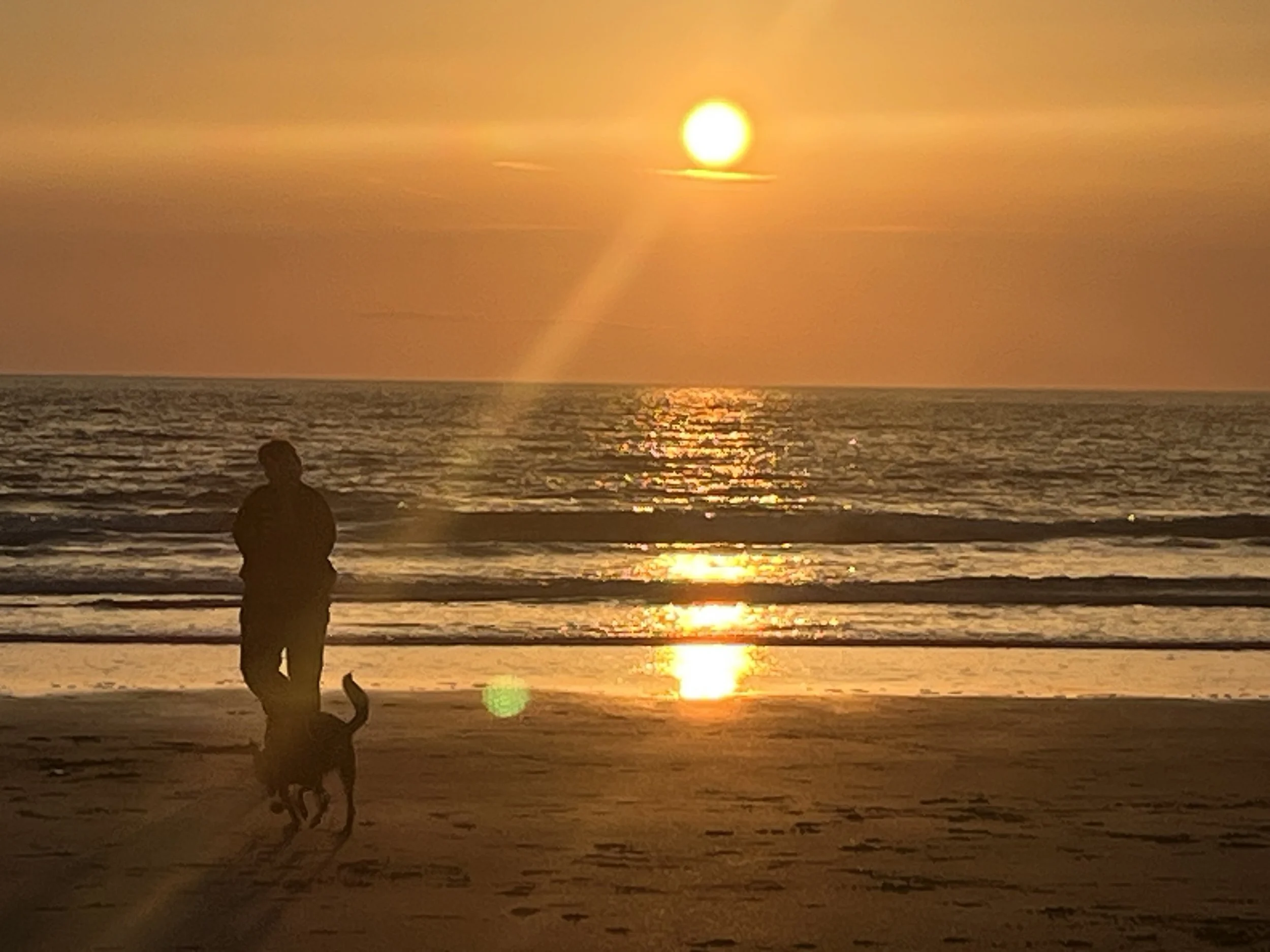 Sunset over Barmouth Bay