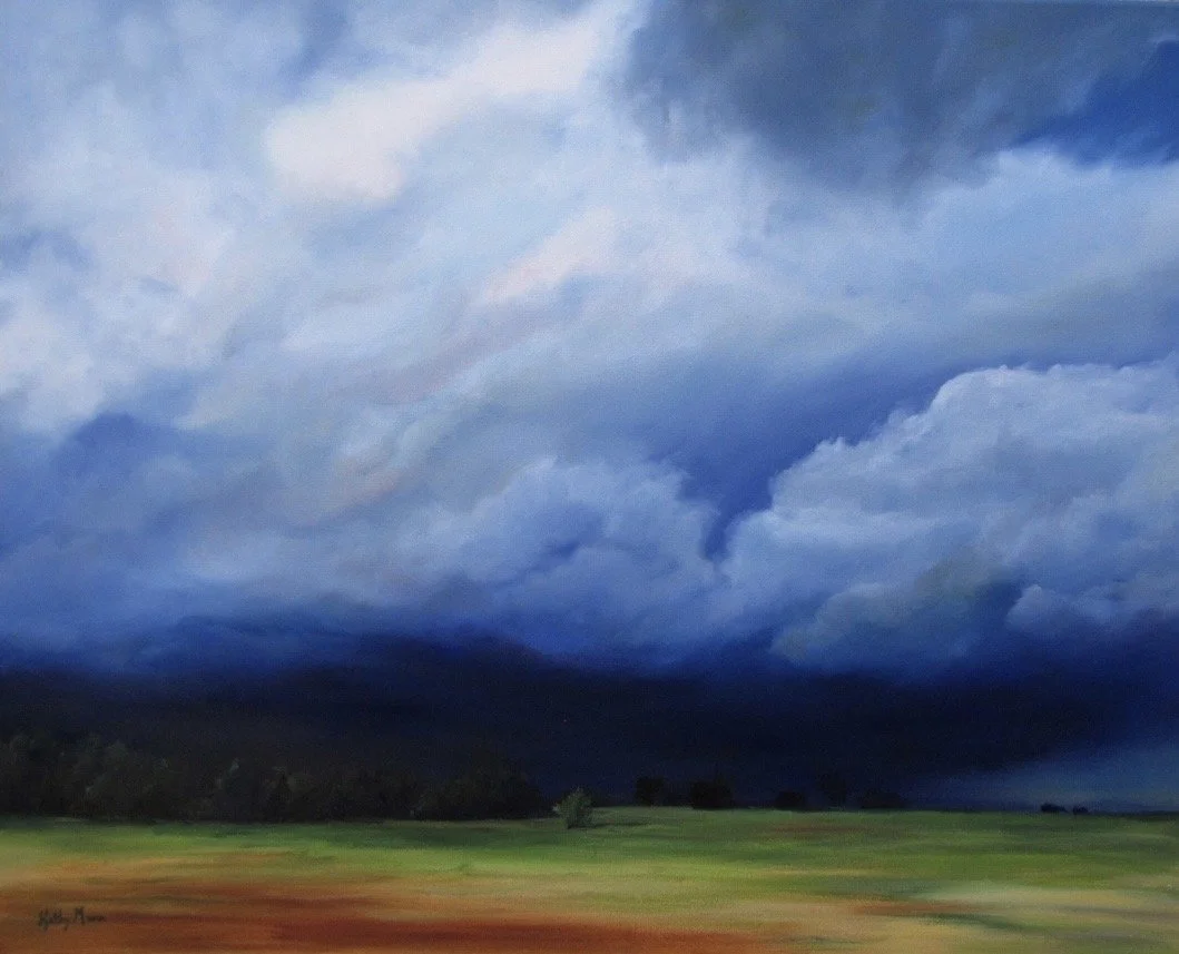 Art room on 2nd - Kathy Mann, landscape oil painting