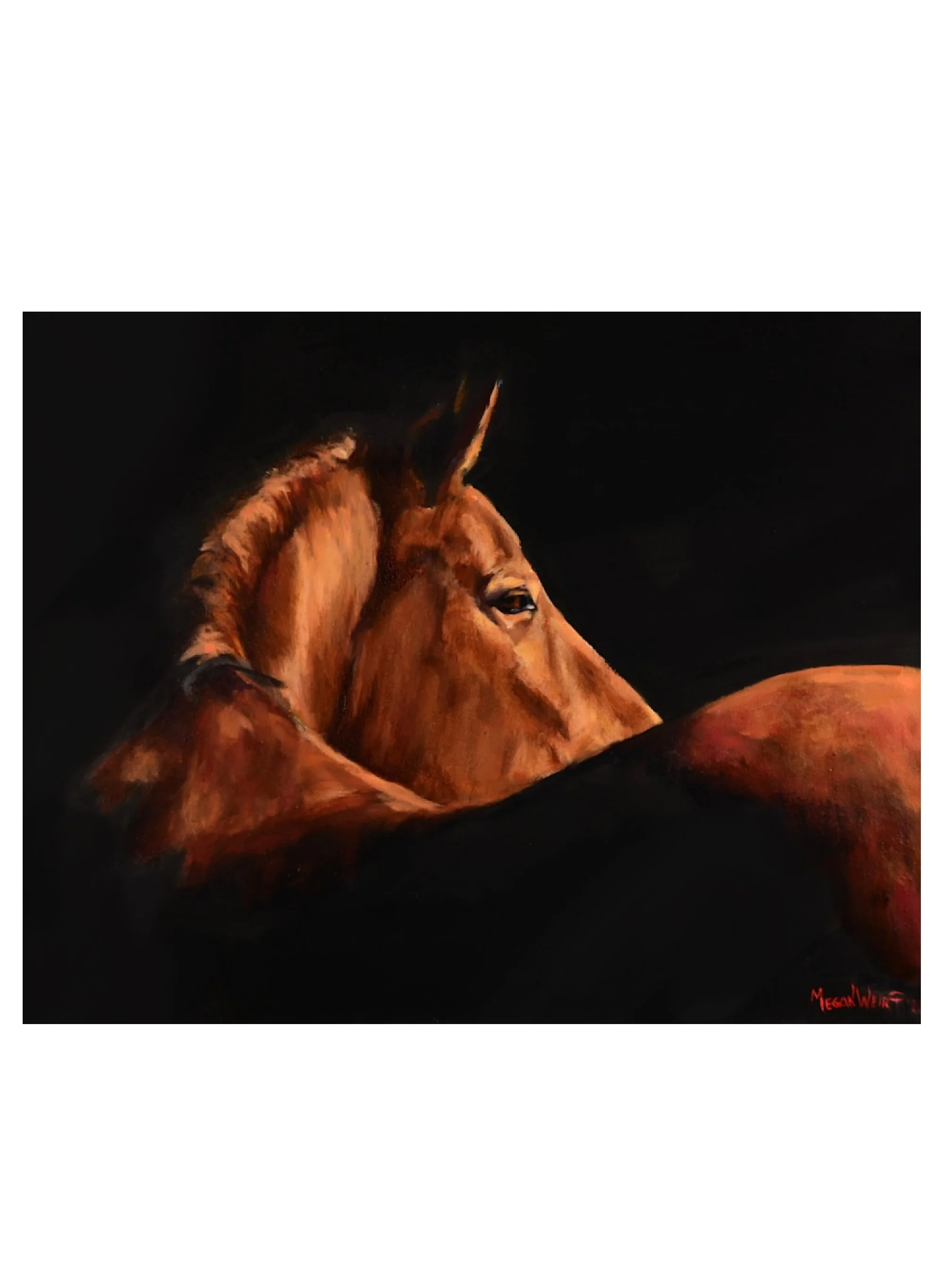 BELL THROUGH THE NIGHT  (30"x24")