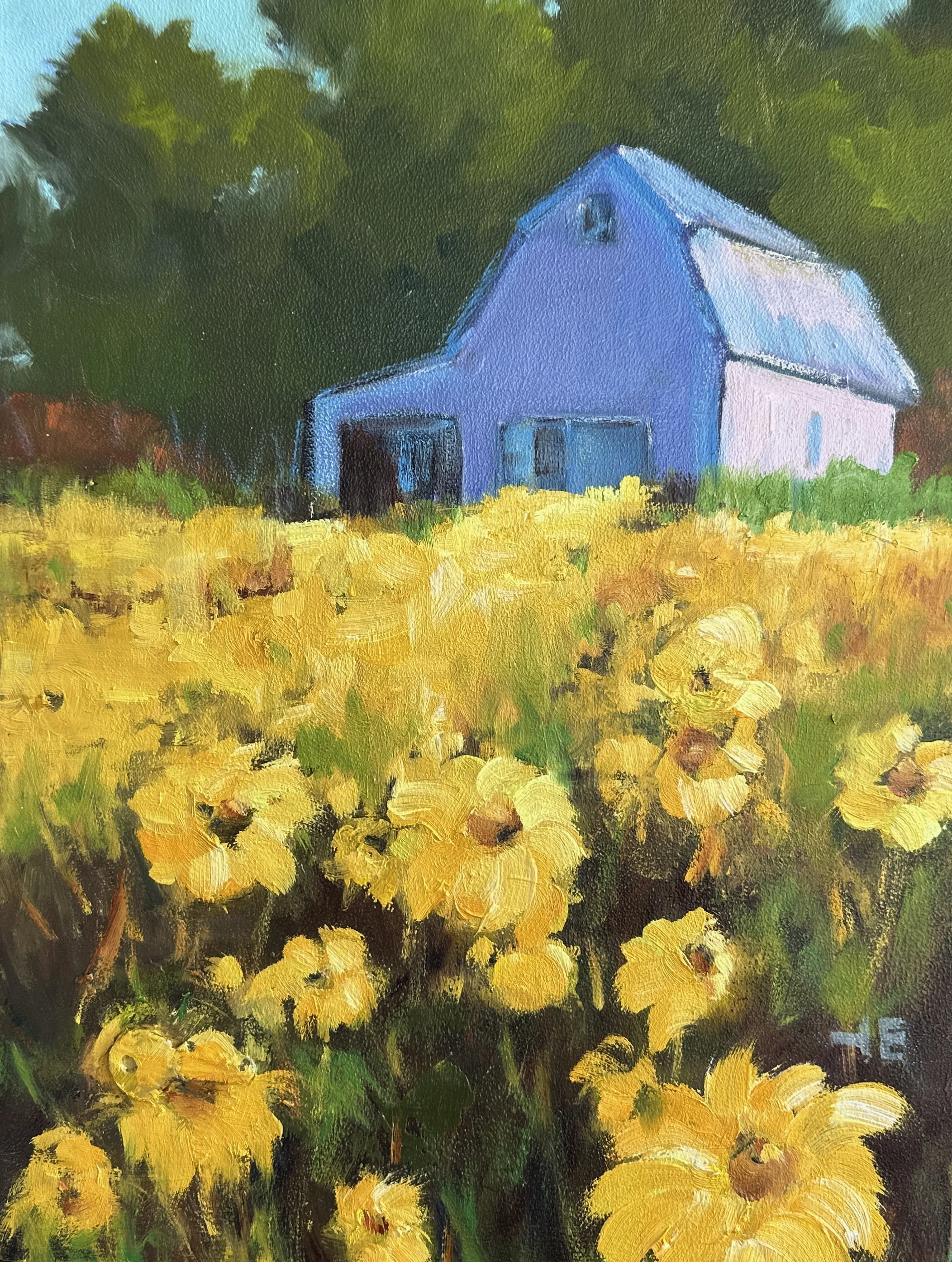art room on 2nd gallery, Theresa Eisenbarth, artist, Medicine Hat, alberta, landscape oil paintings