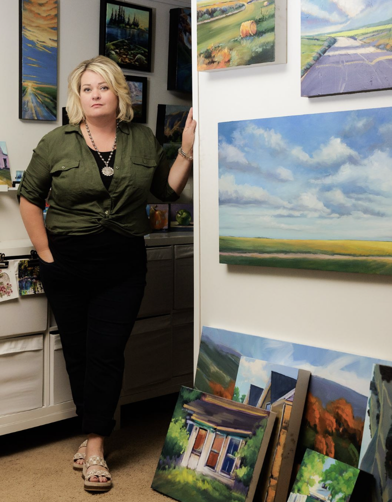 Artist, Theresa Eisenbarth, Medicine Hat Alberta, southern Alberta arts, fine art gallery, acrylic, oil painting, prairie inspired landscapes, impressionist, custom artwork, commissions
