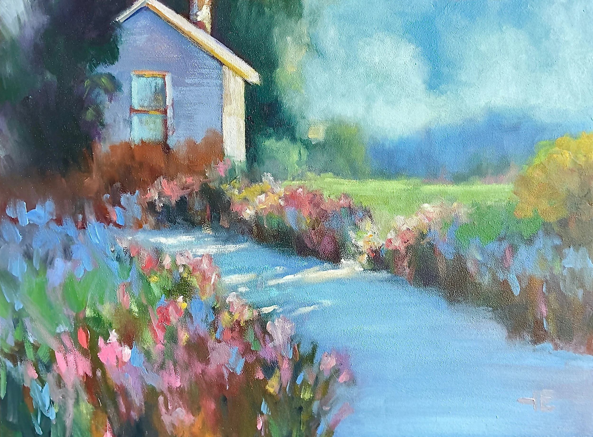 art room on 2nd gallery, Theresa Eisenbarth, artist, Medicine Hat, alberta, landscape oil paintings
