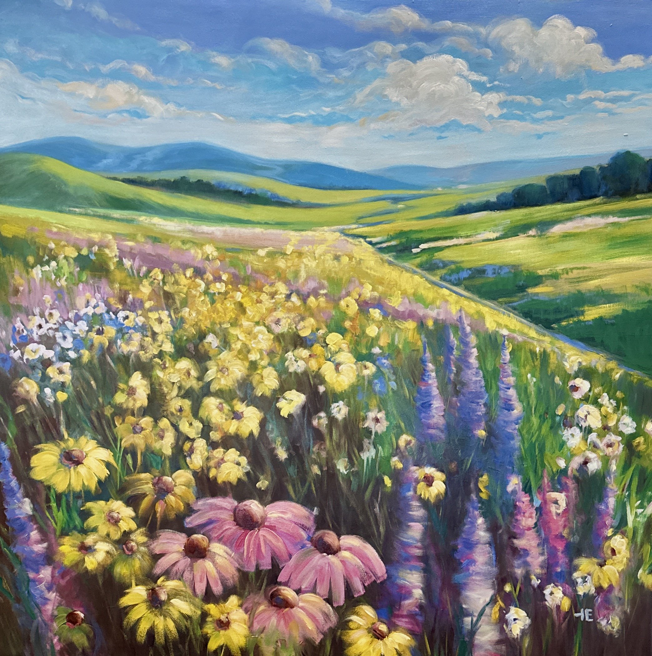 art room on 2nd gallery, Theresa Eisenbarth, artist, Medicine Hat, alberta, landscape oil paintings