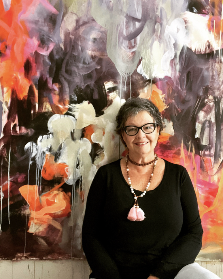 Artist Jackie Deblasio, Medicine Hat gallery, fine art, abstract art, intuitive art, emotion driven, Brooks Alberta, creative abstract painting, vibrant colors.