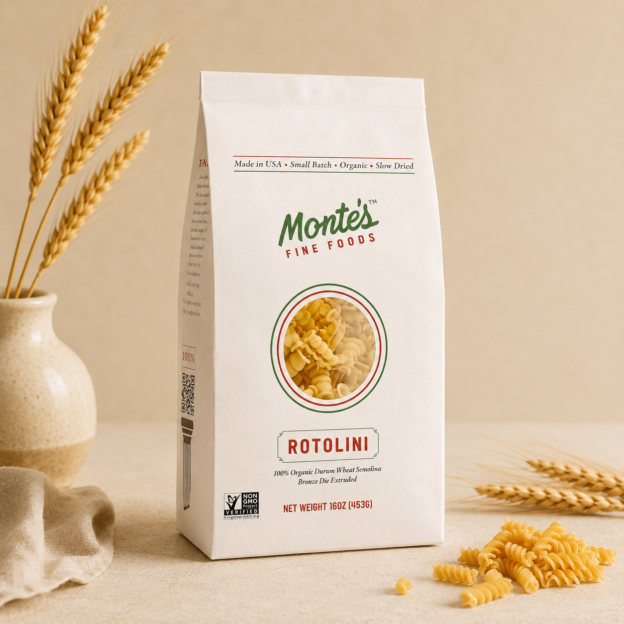 Monte's Fine Foods Rotolini Pasta - 16 oz