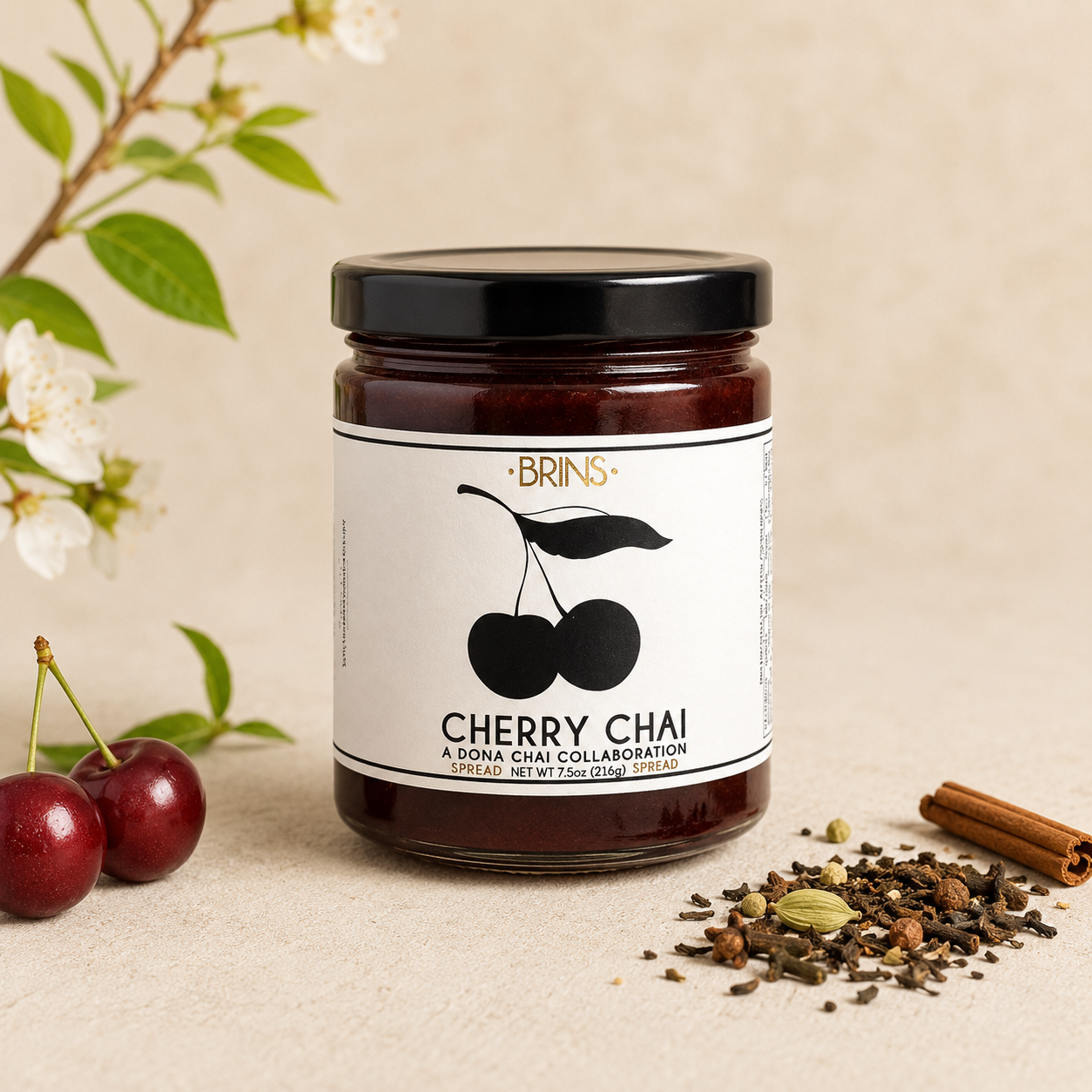 Brins Cherry Chai - 7.5 oz