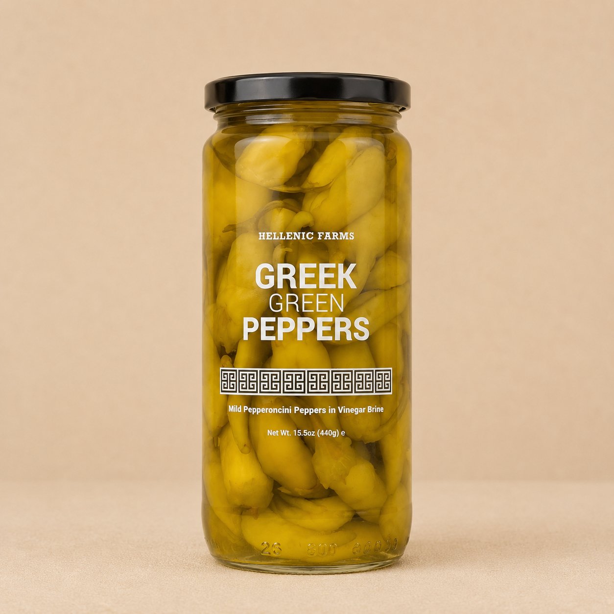 Hellenic Farms Greek Green Peppers - 15.5 oz