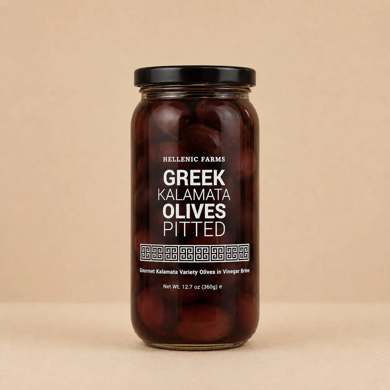 Hellenic Farms Greek Kalamata Olives Pitted - 12.7 oz