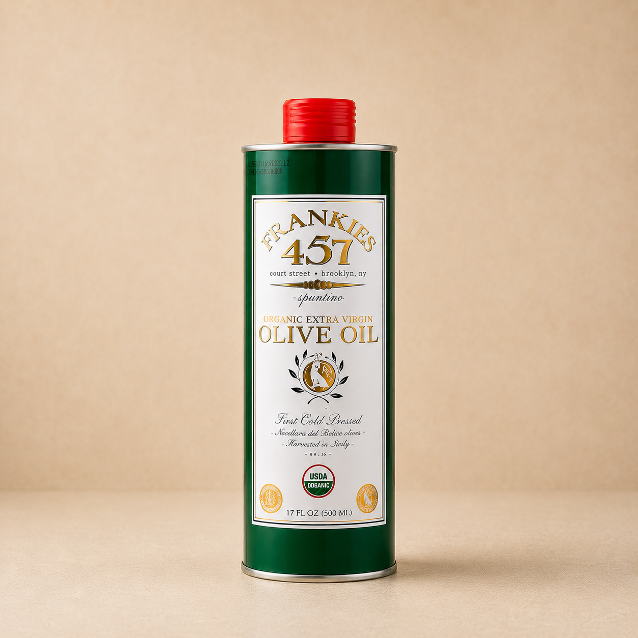 Frankies 457 Organic Extra Virgin Olive Oil - 17 fl oz