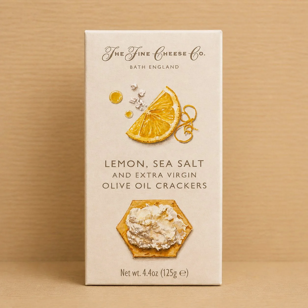 The Fine Cheese Co. Lemon, Sea Salt and Olive Oil Crackers - 4.4 oz