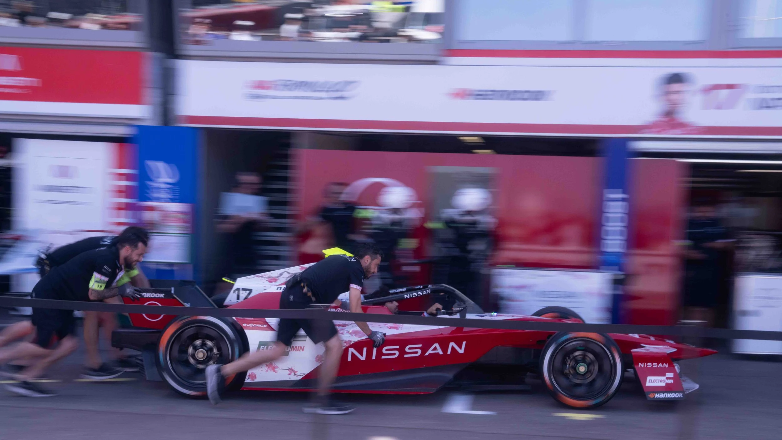 Practising pit stops at Monaco