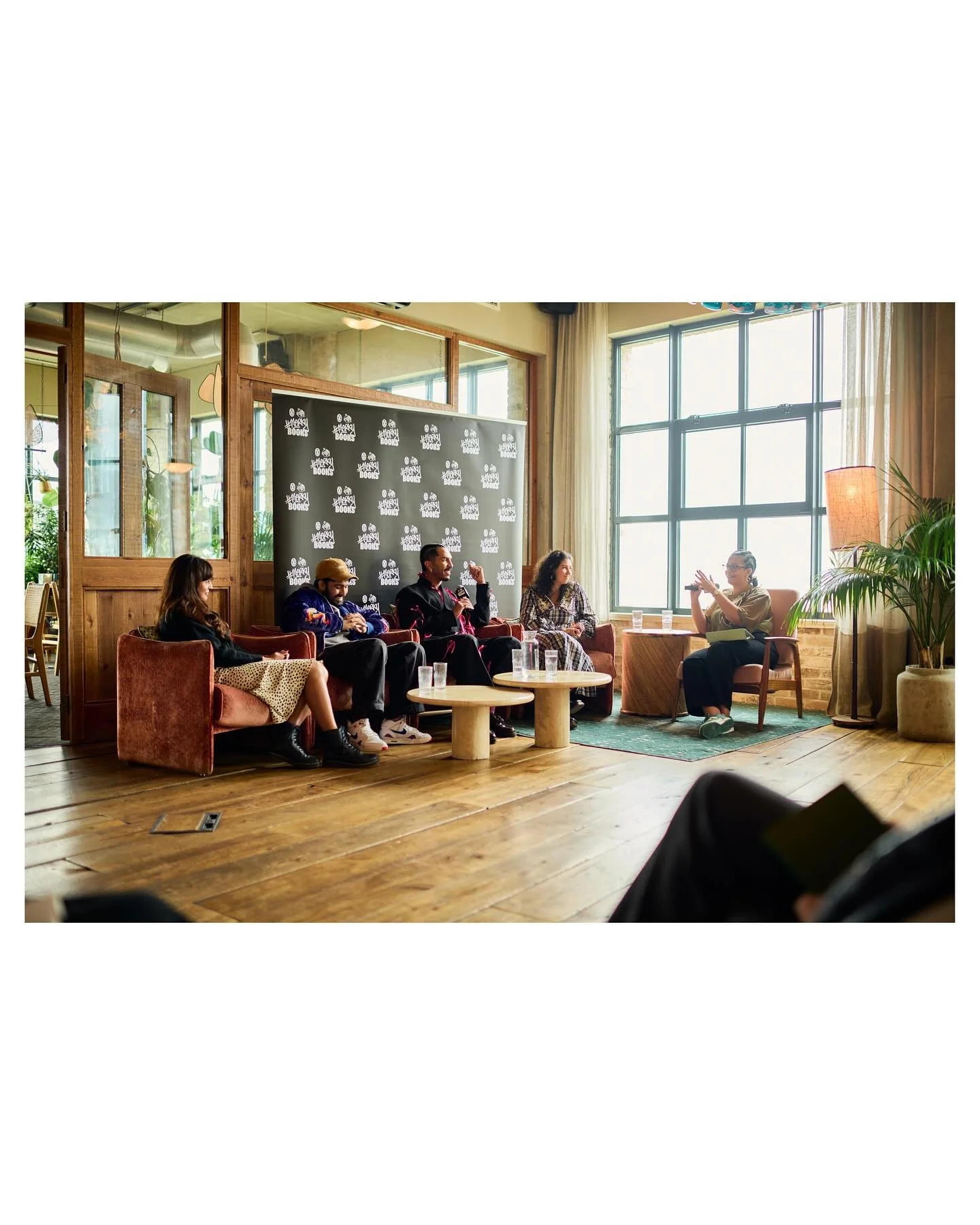 Always a pleasure to cover the #merkybooks New Writers Prize workshop - the space at @_workingfrom_ in Southwark is so good to shoot in and the afternoon light there this time of year is 👌🏼

Can&rsquo;t wait to see which of the shortlisted writers 