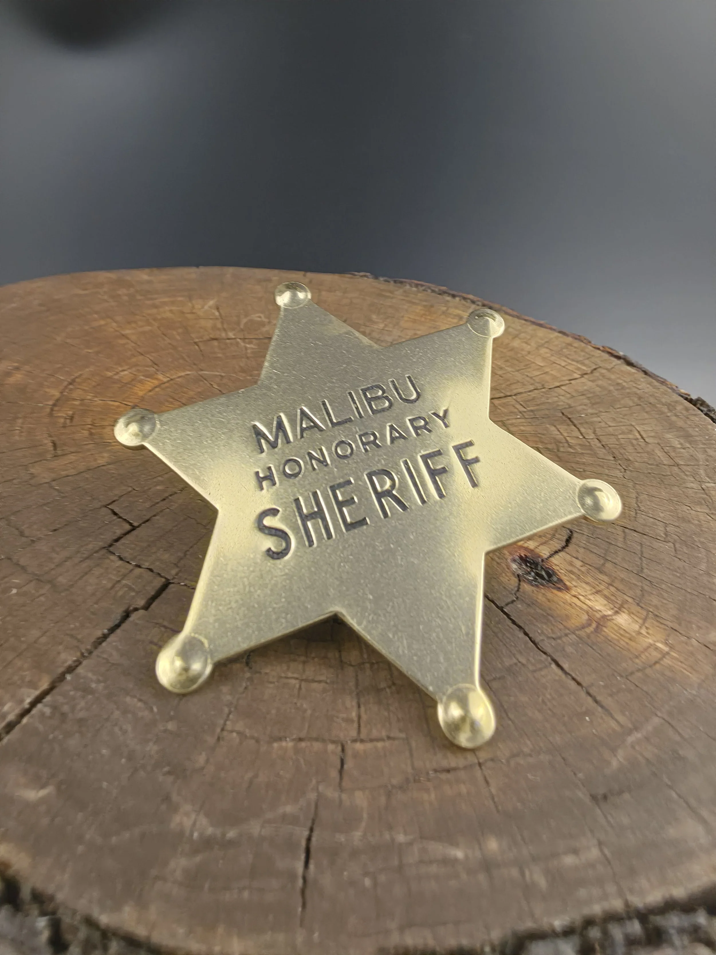 Large 6pt. Star (Ball Tip) Style made from 260 Alloy Cartridge Brass