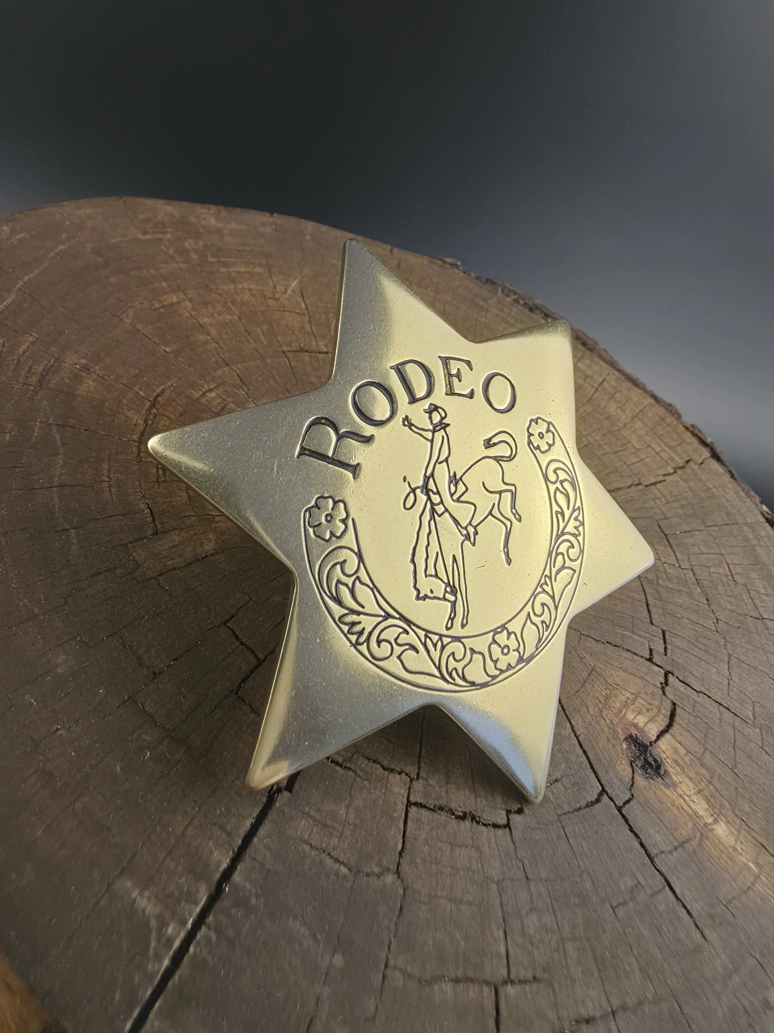 Medium 6pt. Star Style made from 260 Alloy Cartridge Brass