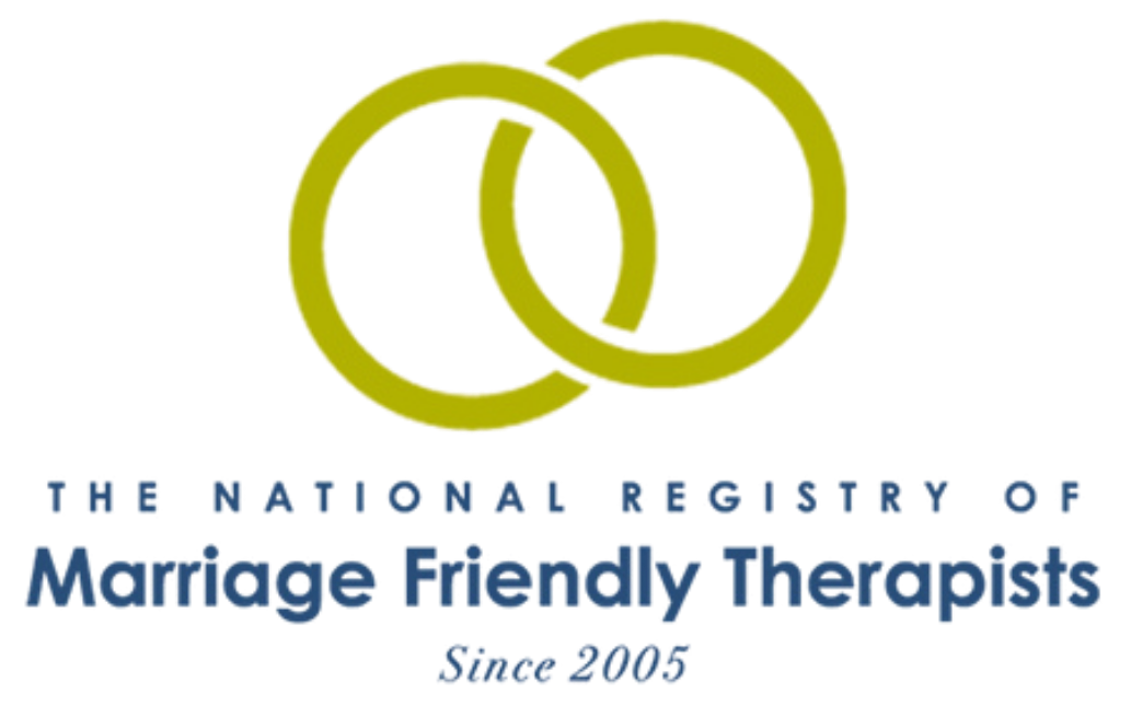 Logo for the 2005 International Conference on Marriage, Efficacy, and Therapy, featuring two interlocked rings and text.