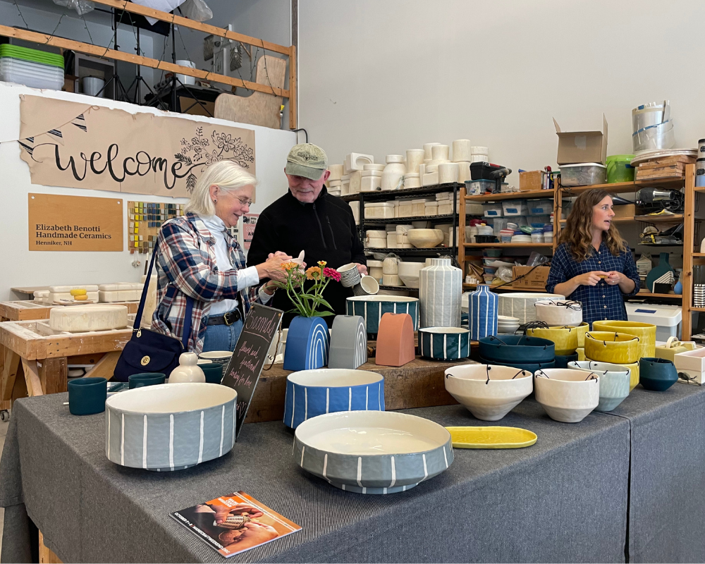 Elizabeth Benoitti Ceramics open studio