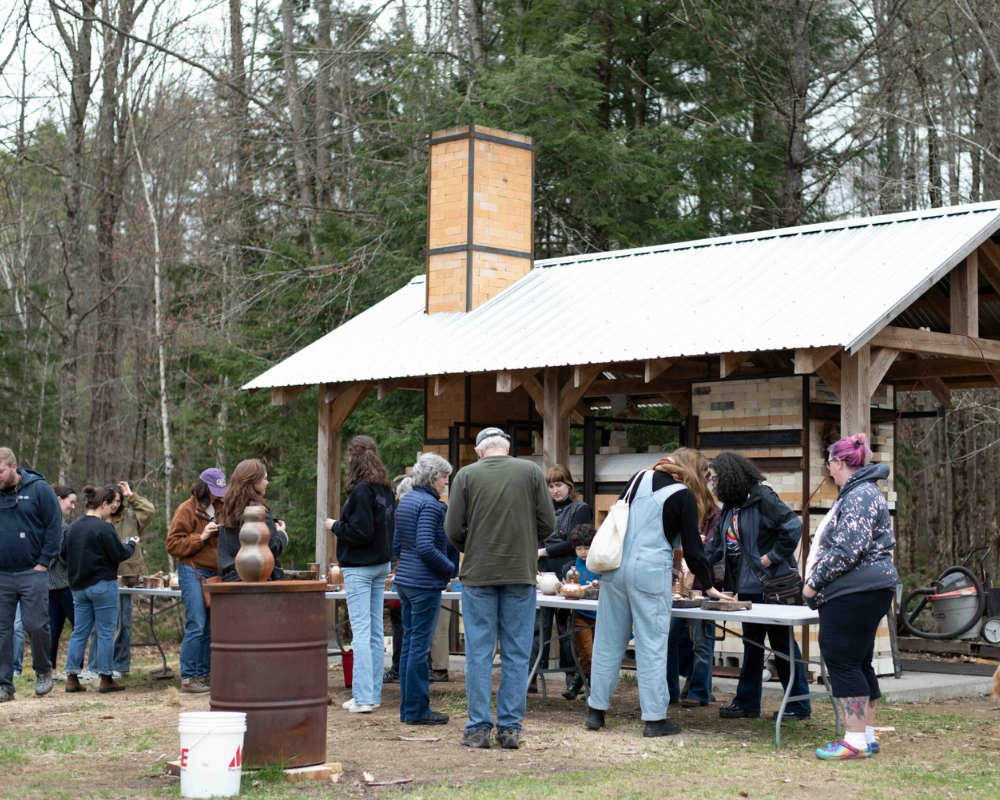Brian Buckland kiln opening