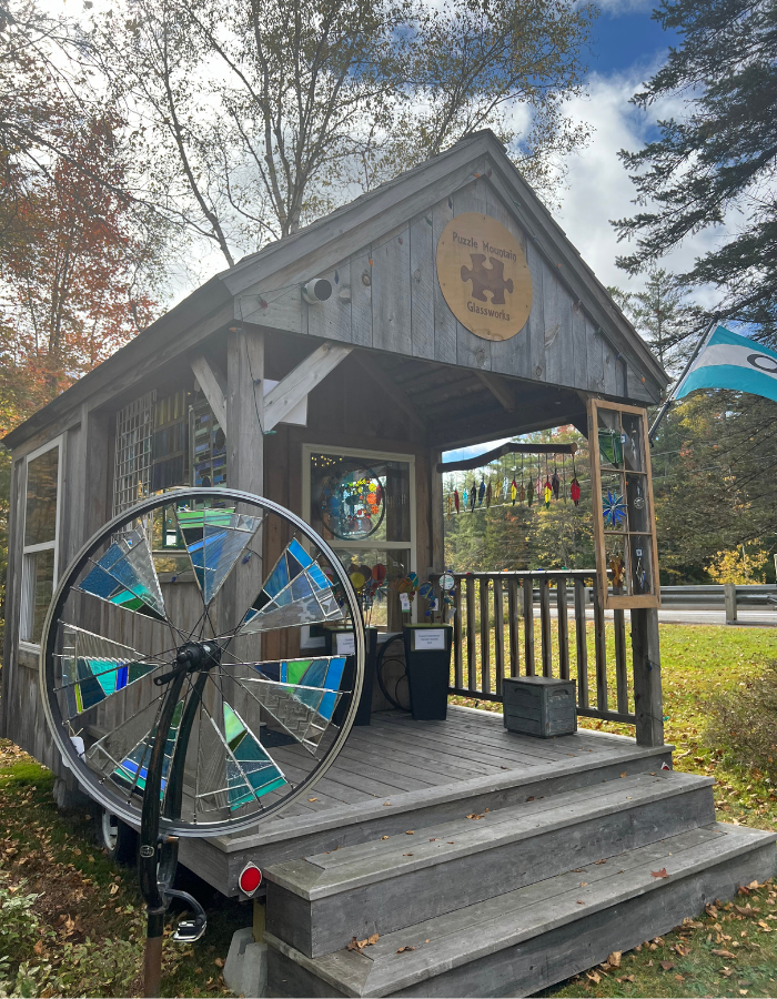 Puzzle Mountain Glass