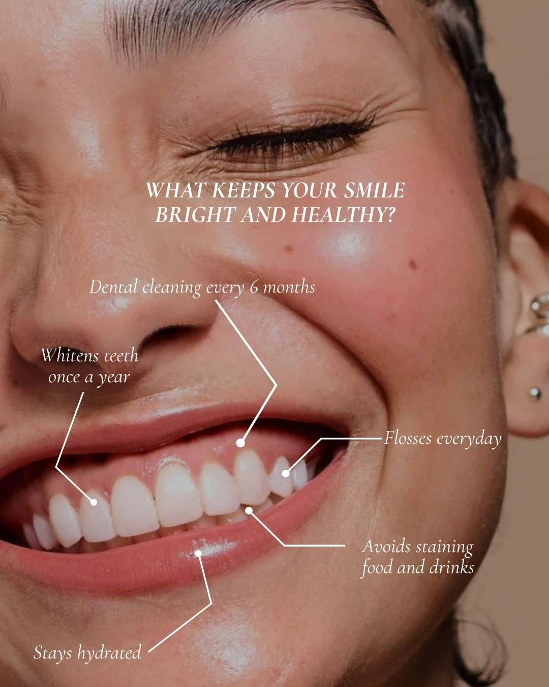 Healthy habits = healthy smile