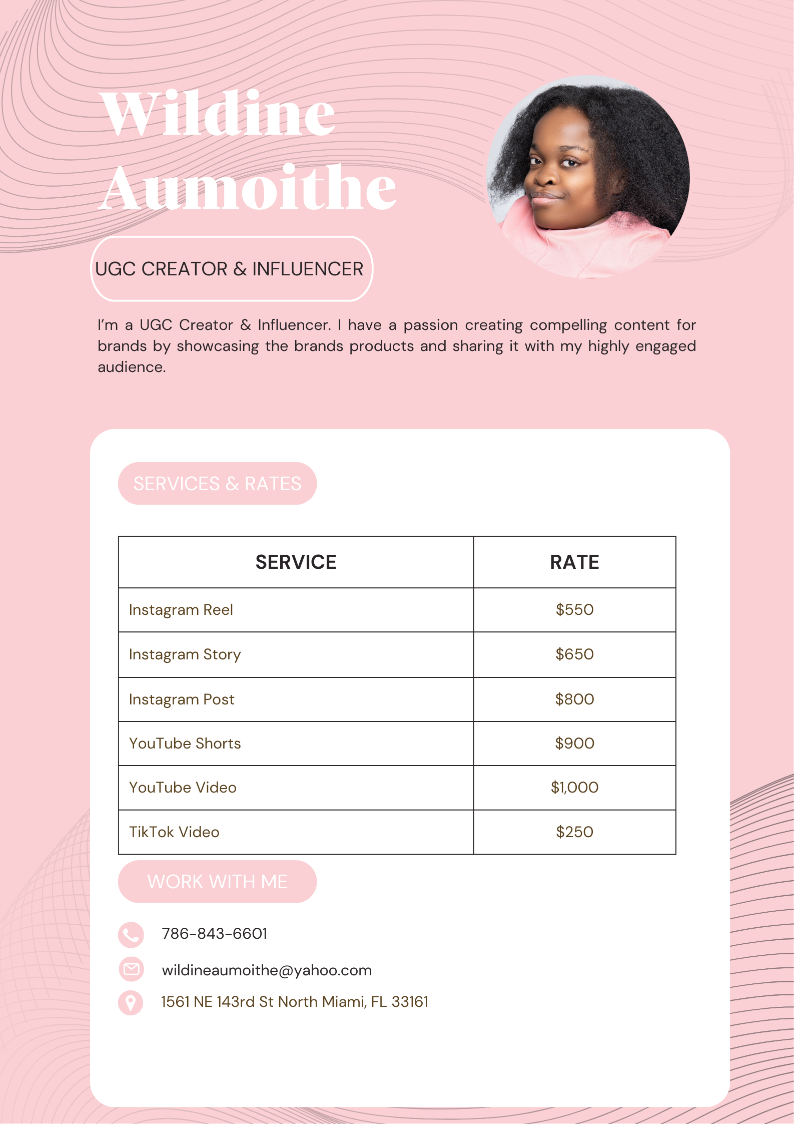 Content Creator Kit (Media Kit + Rate Card)