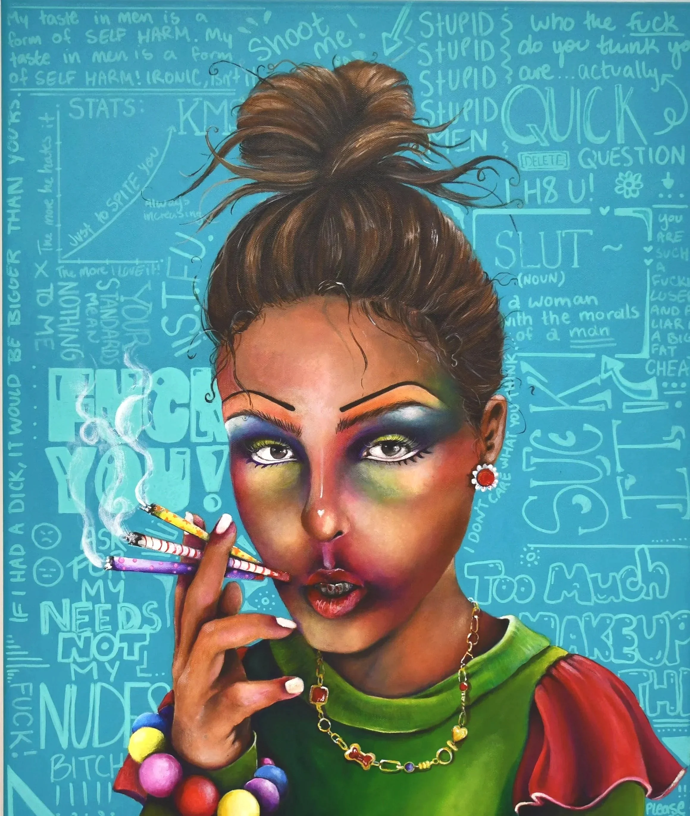 "Do You Still Like Me", 
Acrylic, 
16x20 in,
2026
