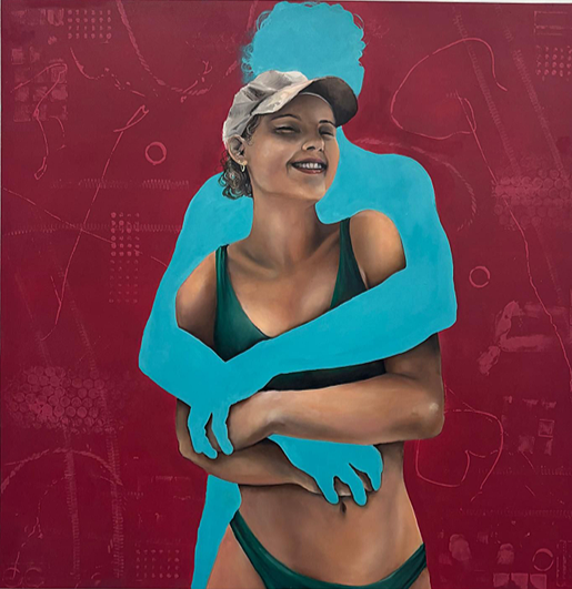 Untitled, Oil on wood, 24x24in, 2026